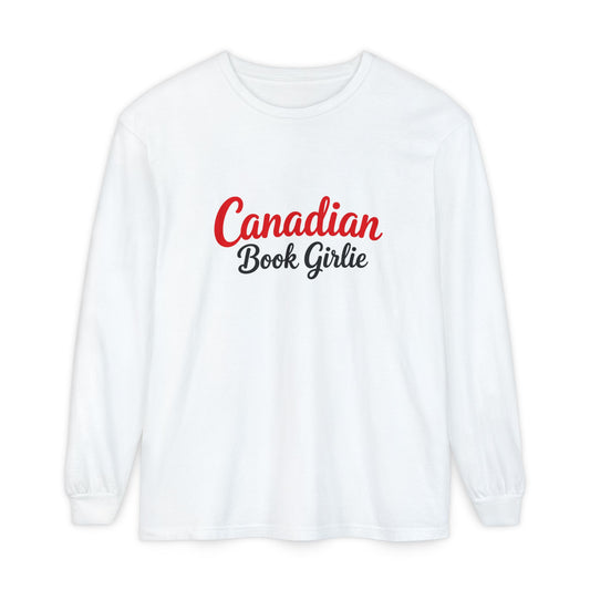 "Canadian Book Girlie" Long Sleeve Tee