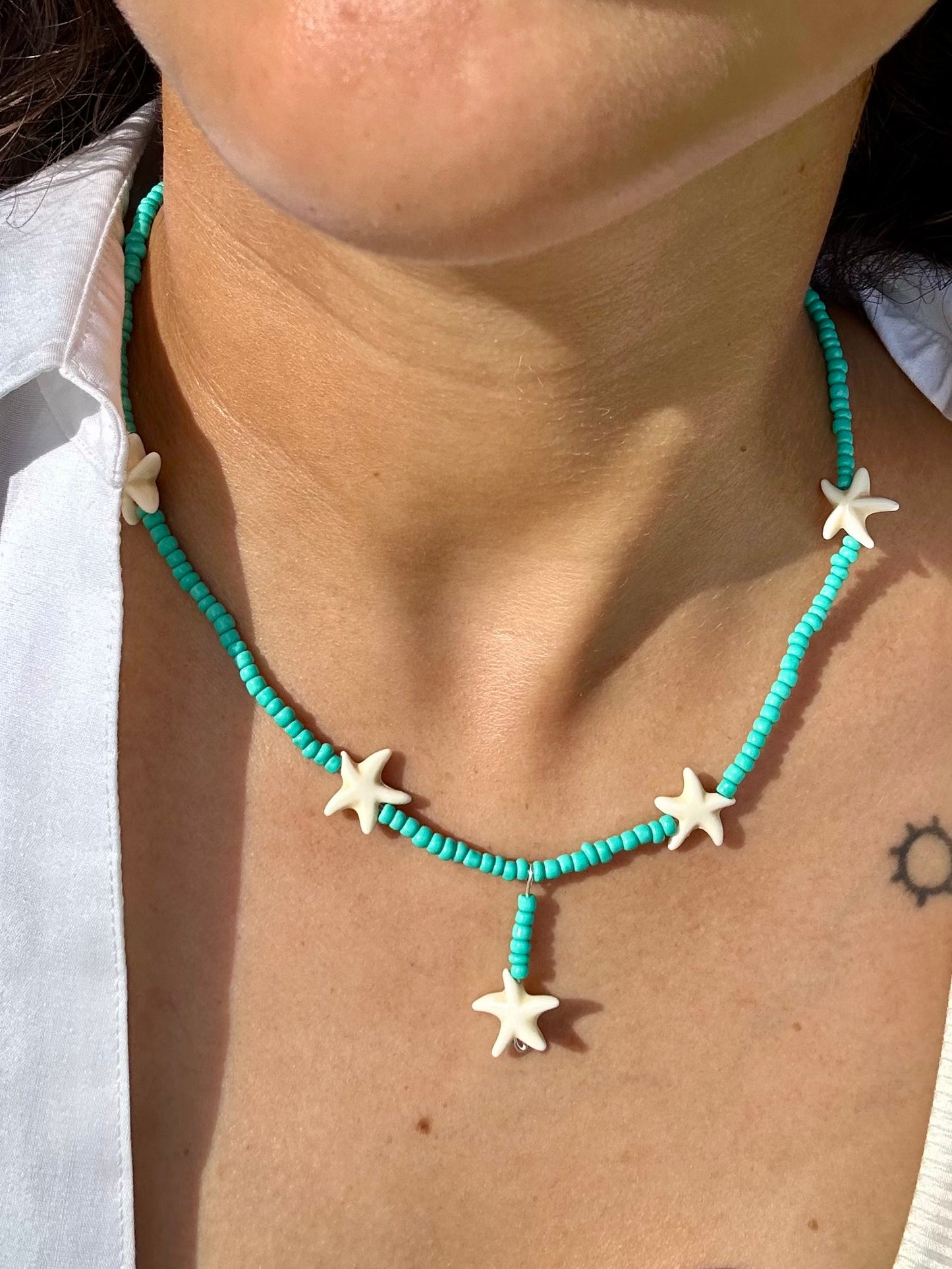 Collier Perles Étoile de Mer