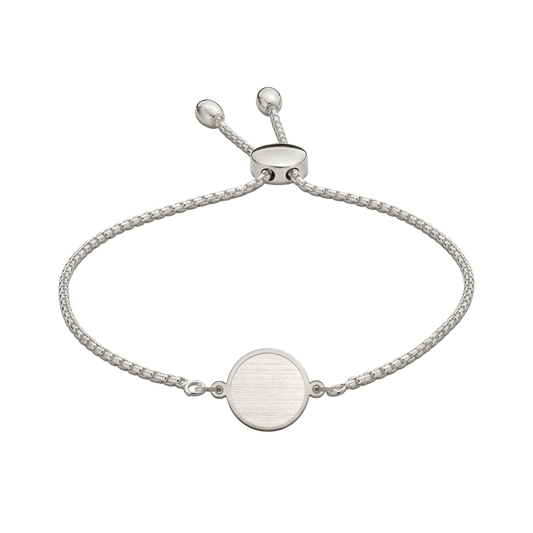 Adjustable Picture Charm Bracelet — "Book Addict" Round Photo Charm for Readers