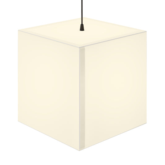 Light Cube Lamp — 'Physically Here, Mentally Fighting Dragons' Reading Cube Lamp