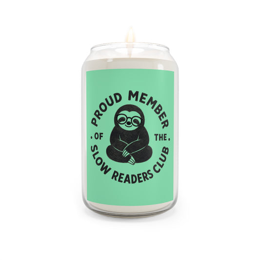 Soy Candle — “Proud Member of the Slow Readers Club” (13.75oz)