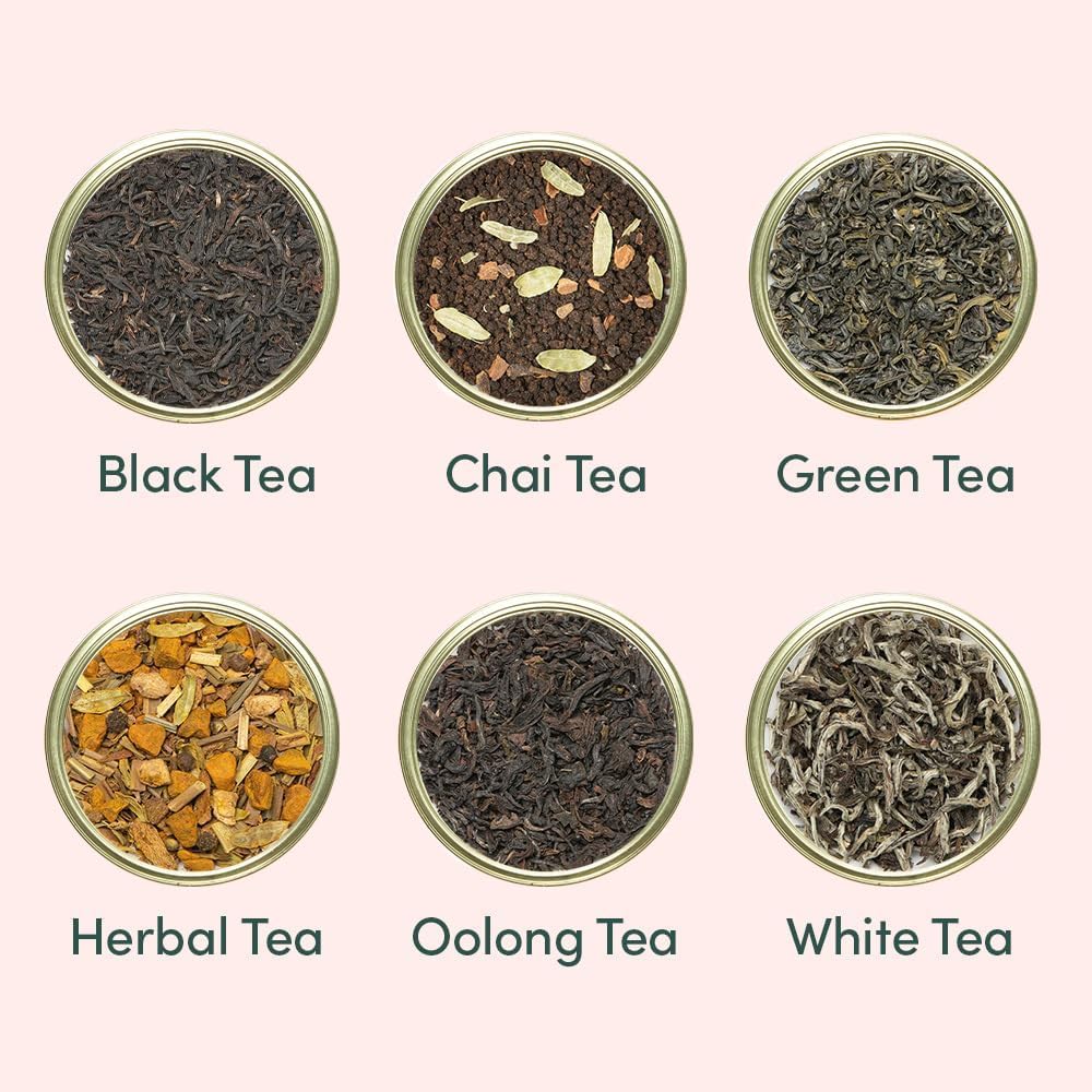 VAHDAM – Tea Gift Set – 24 Loose Leaf Teas – Luxury Tin Caddies - Canadian Distribution - Ships Free Within Canada on Orders Above CAD $199