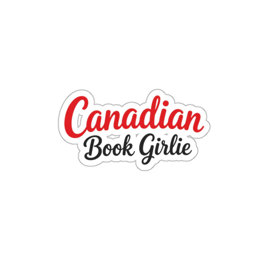 "Canadian Book Girlie" Sticker — Die-Cut Literary Decal