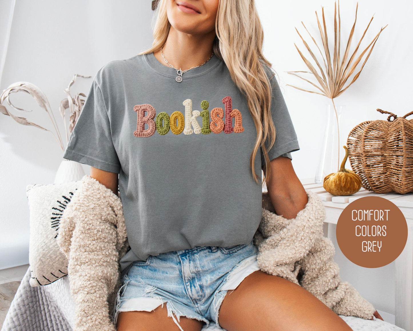 T-shirt Confort Colors en Faux Fil Douillet Thème Littéraire