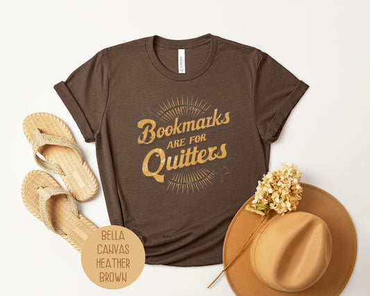 Bookmarks are for Quitters Shirt-0