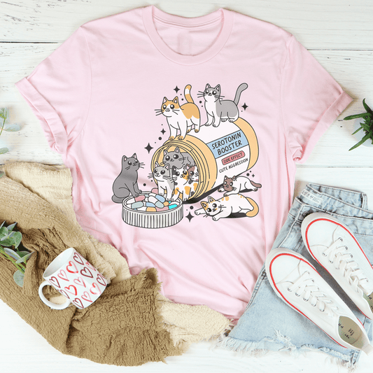 Cats Happy Pills Tee-1