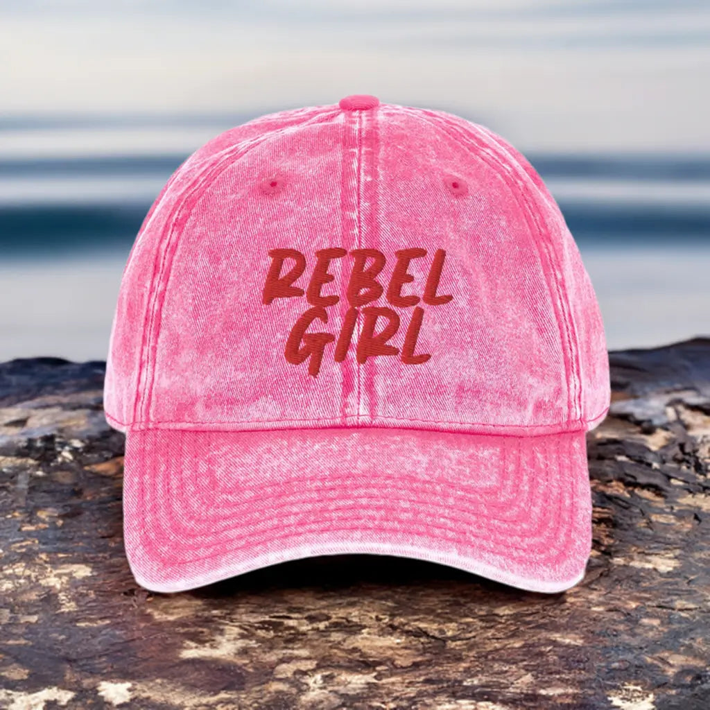 Casquette vintage REBEL GIRL Casquette vintage en sergé de coton