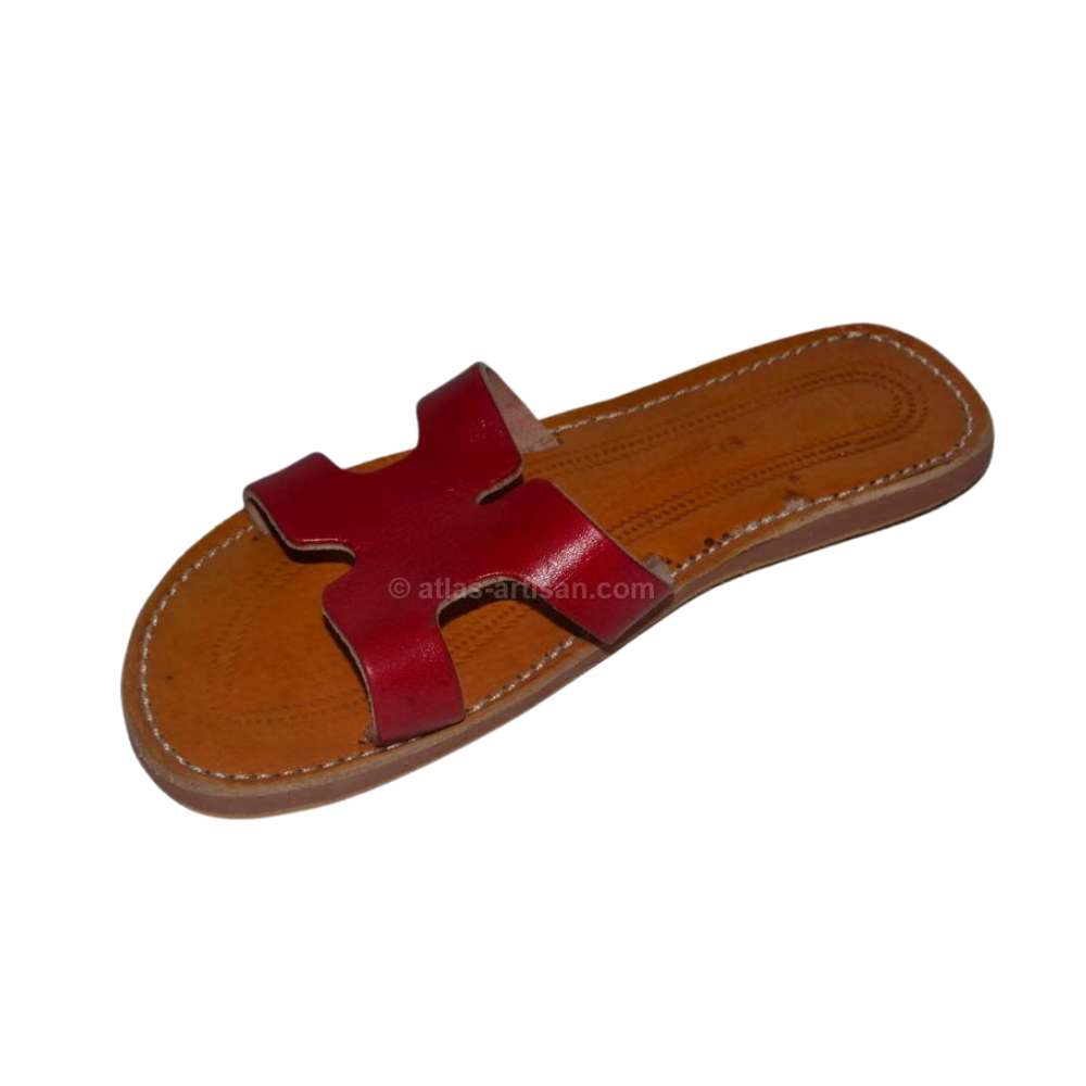 Sandales en cuir Papillon
