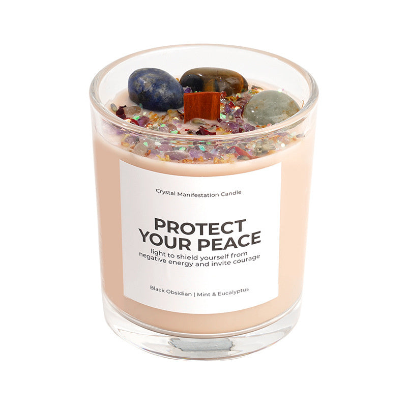Bougie artisanale en cire de soja parfumée