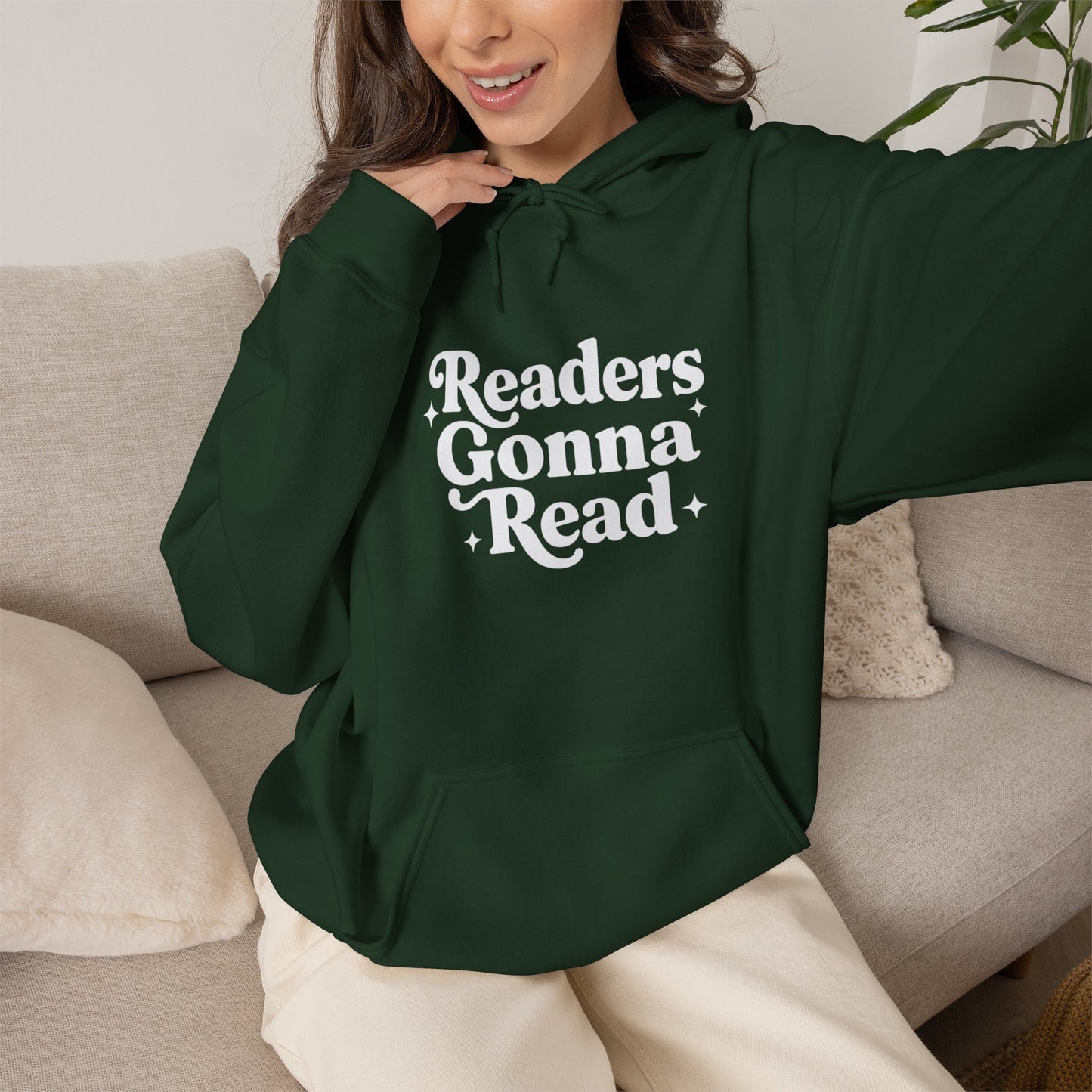 "Readers Gonna Read" Hoodie — Cozy Book Lover Pullover