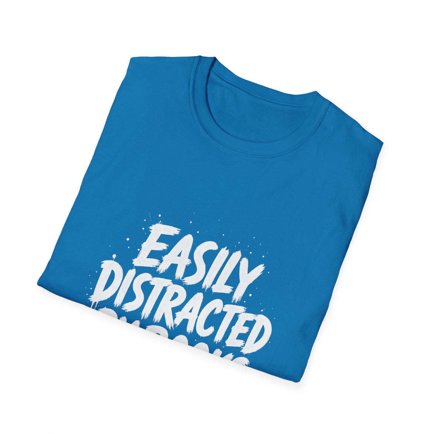 Lightweight Fabric - "Easily Distracted by Books" T‑Shirt