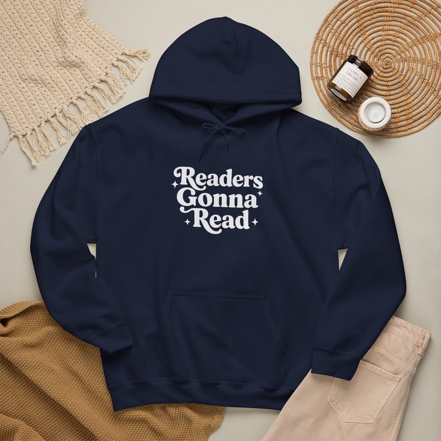 "Readers Gonna Read" Hoodie — Cozy Book Lover Pullover