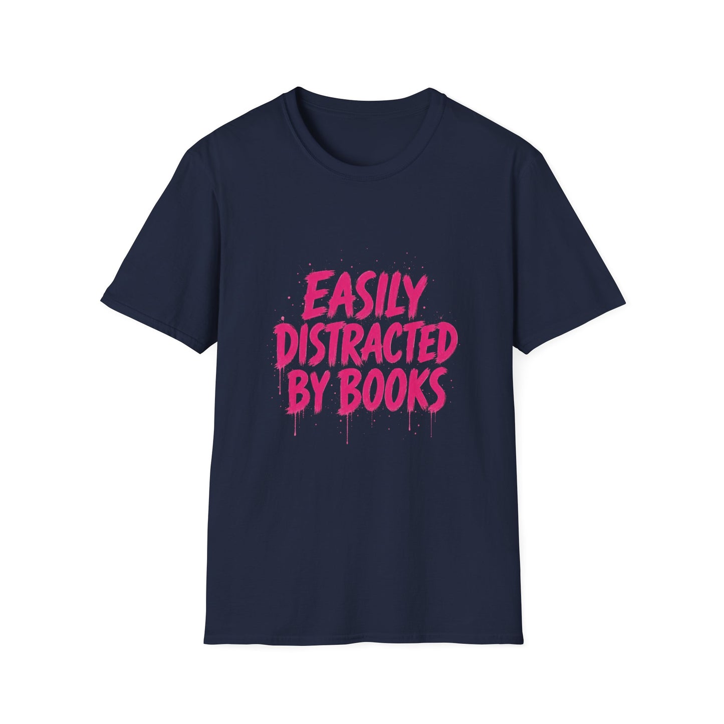 Lightweight Fabric - "Easily Distracted by Books" T‑Shirt