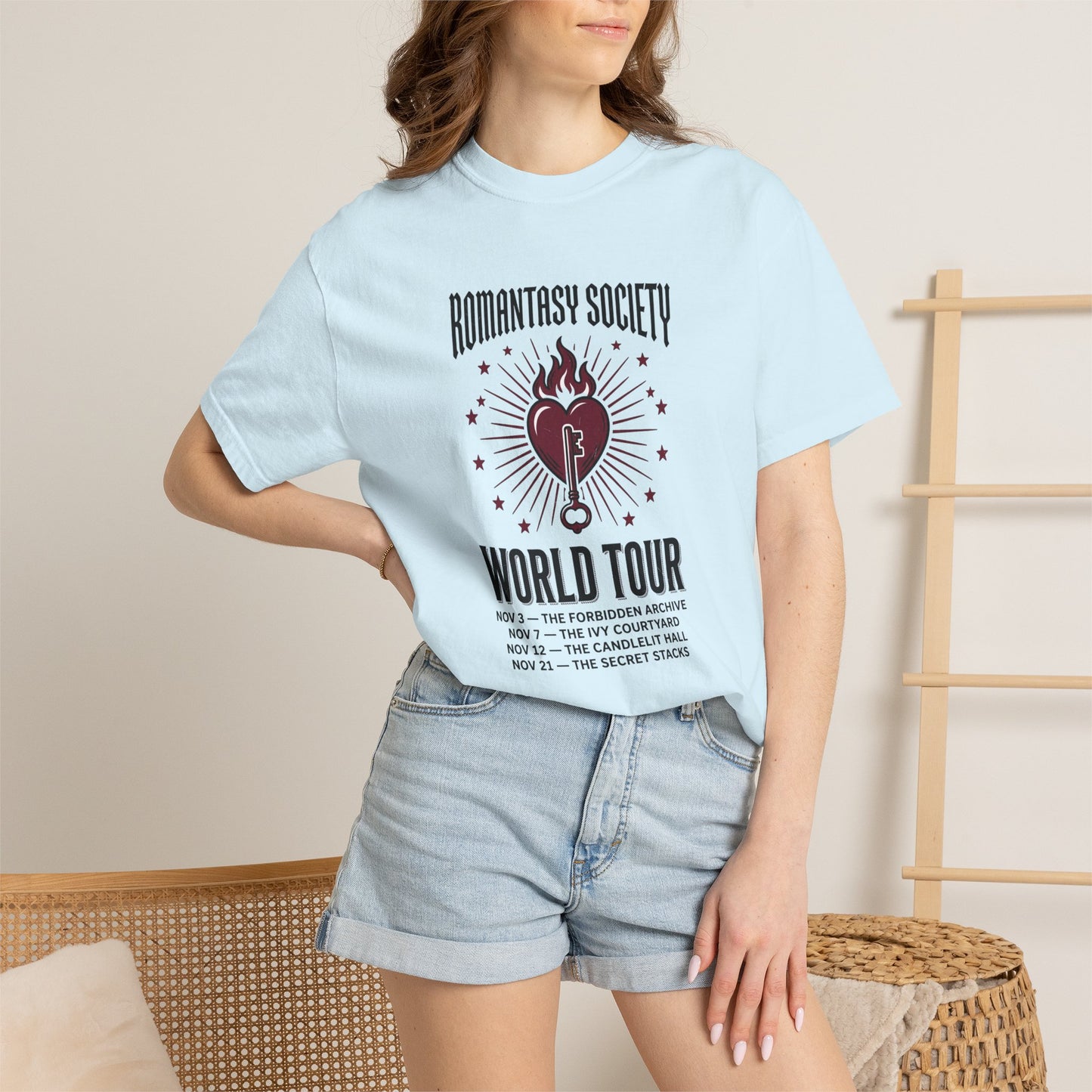 "Romantasy Society World Tour" Graphic T-Shirt