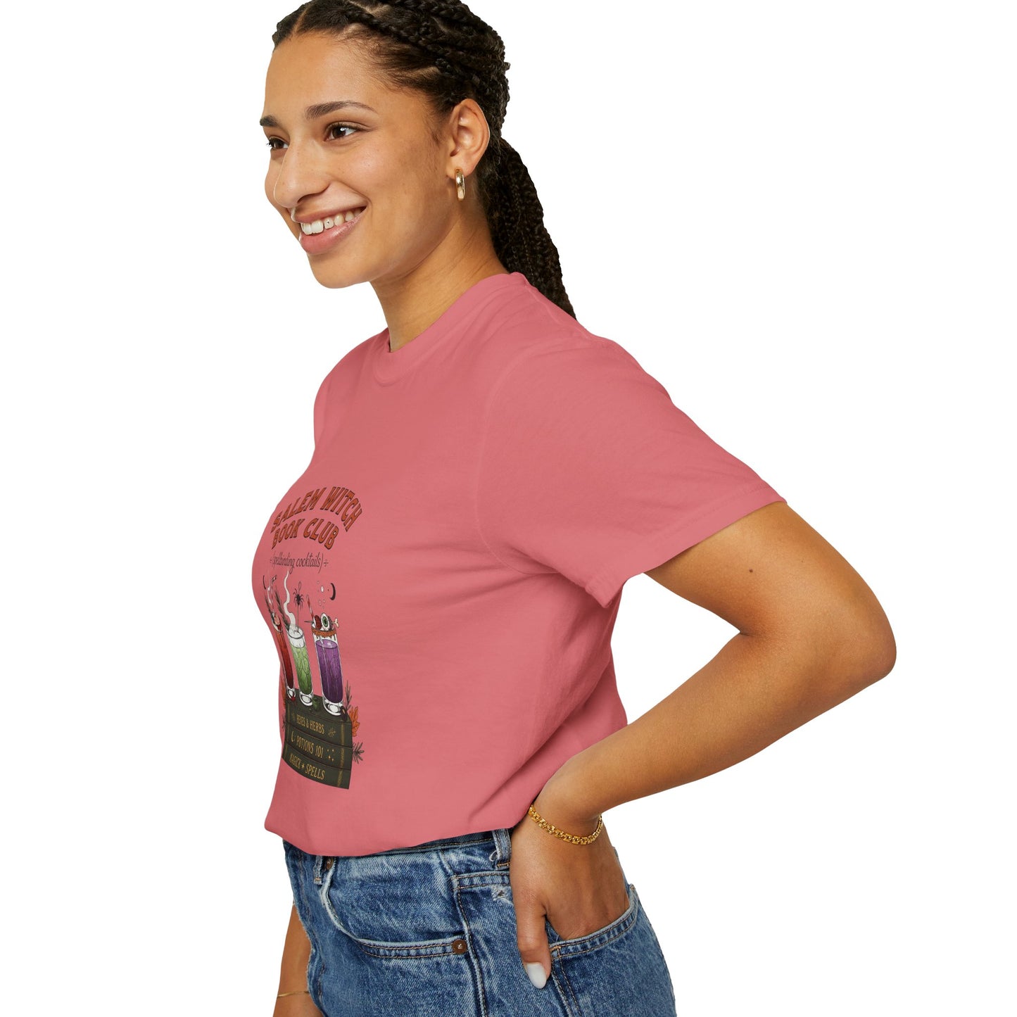 "Salem Witch Book Club" T-Shirt — Whimsical Witchy Reading Tee