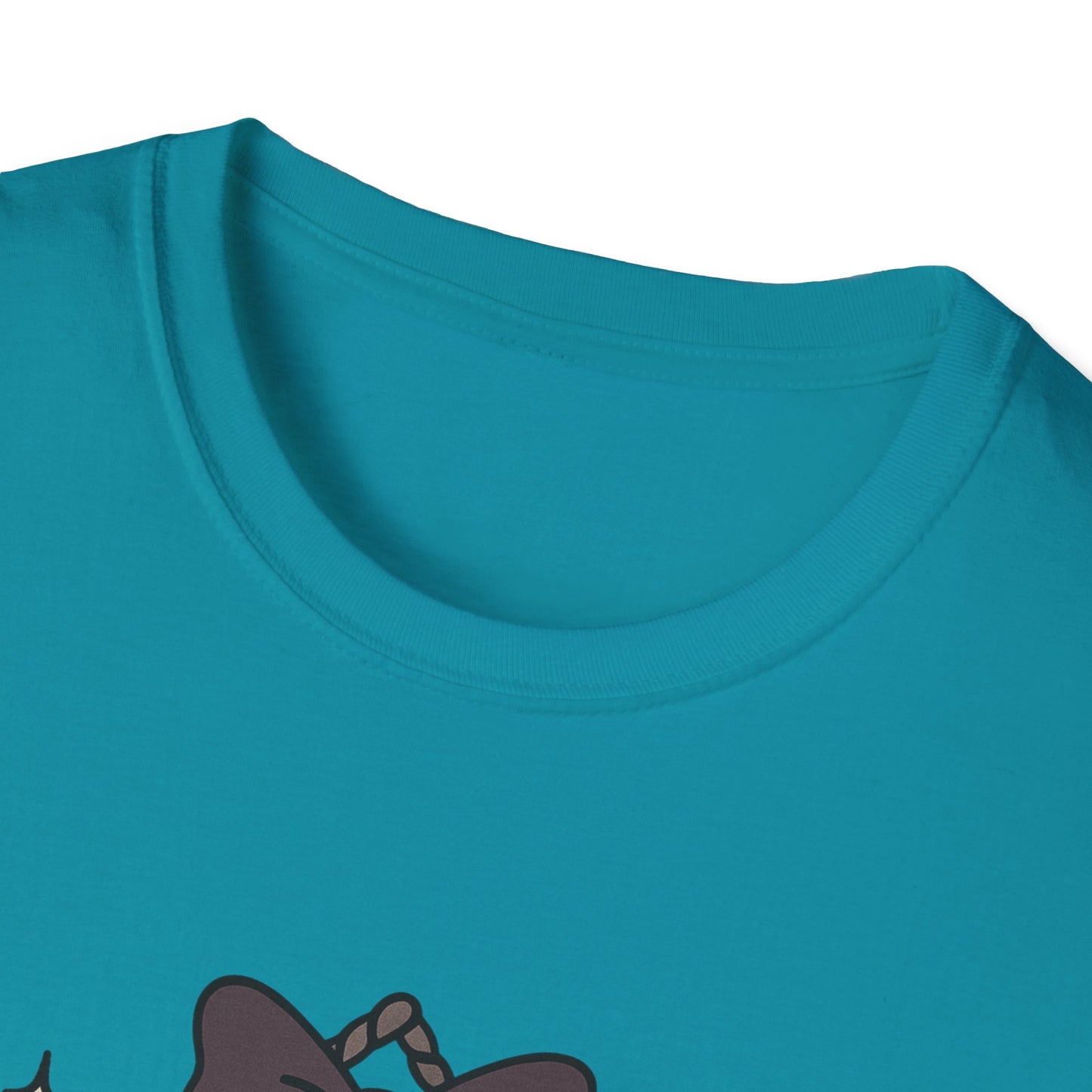 Lightweight Fabric - "Midnight Horror Reader" T-Shirt — Spooky Book Lover Graphic Tee