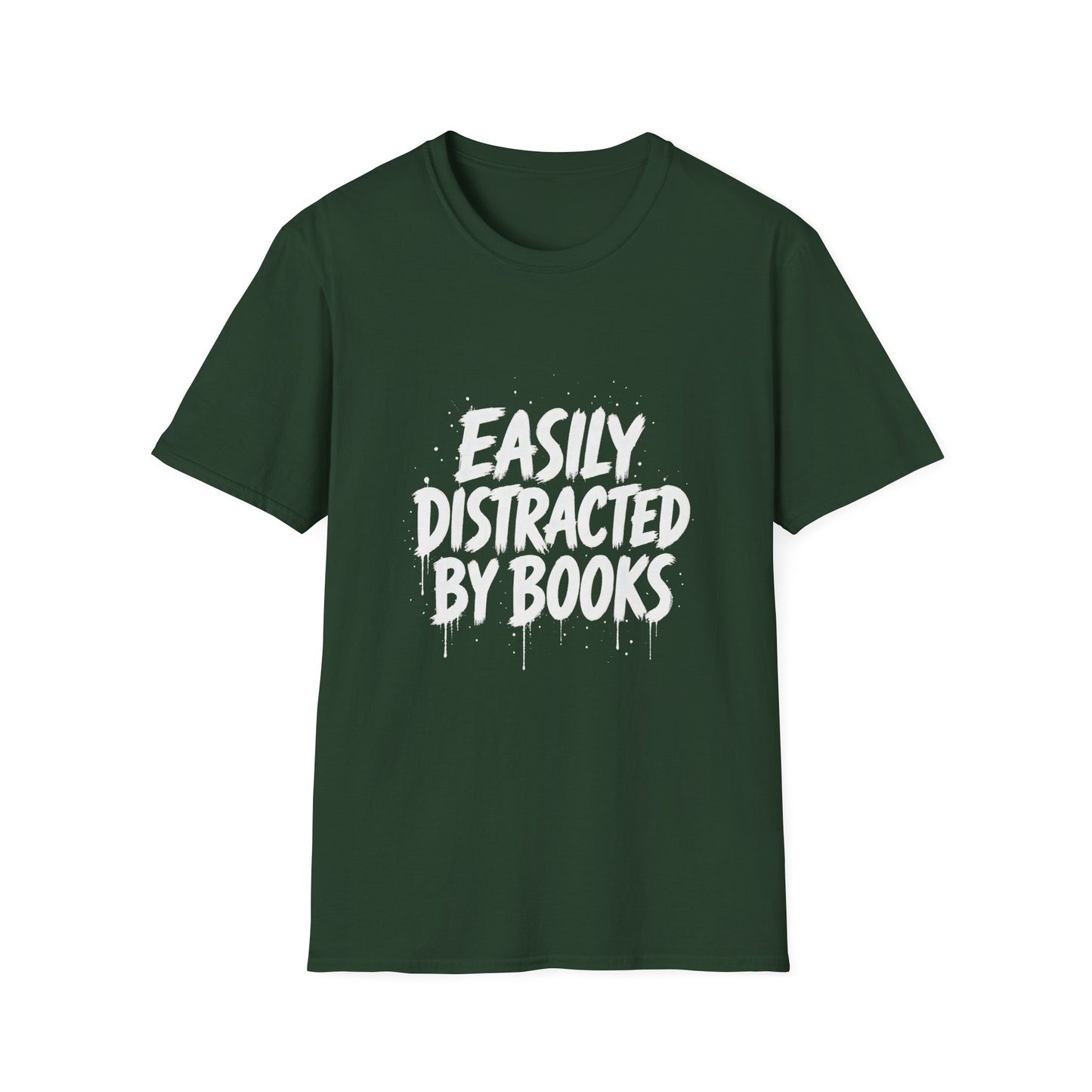 Lightweight Fabric - "Easily Distracted by Books" T‑Shirt