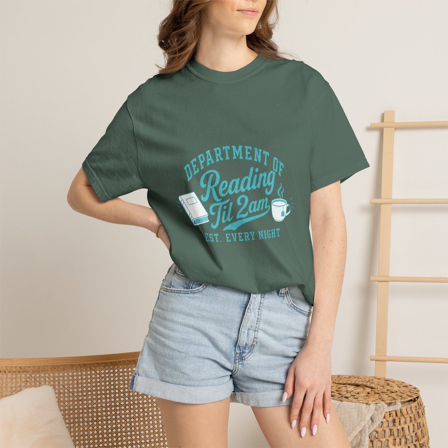"Department of Reading 'Til 2AM: T-Shirt — Graphic Reading Tee
