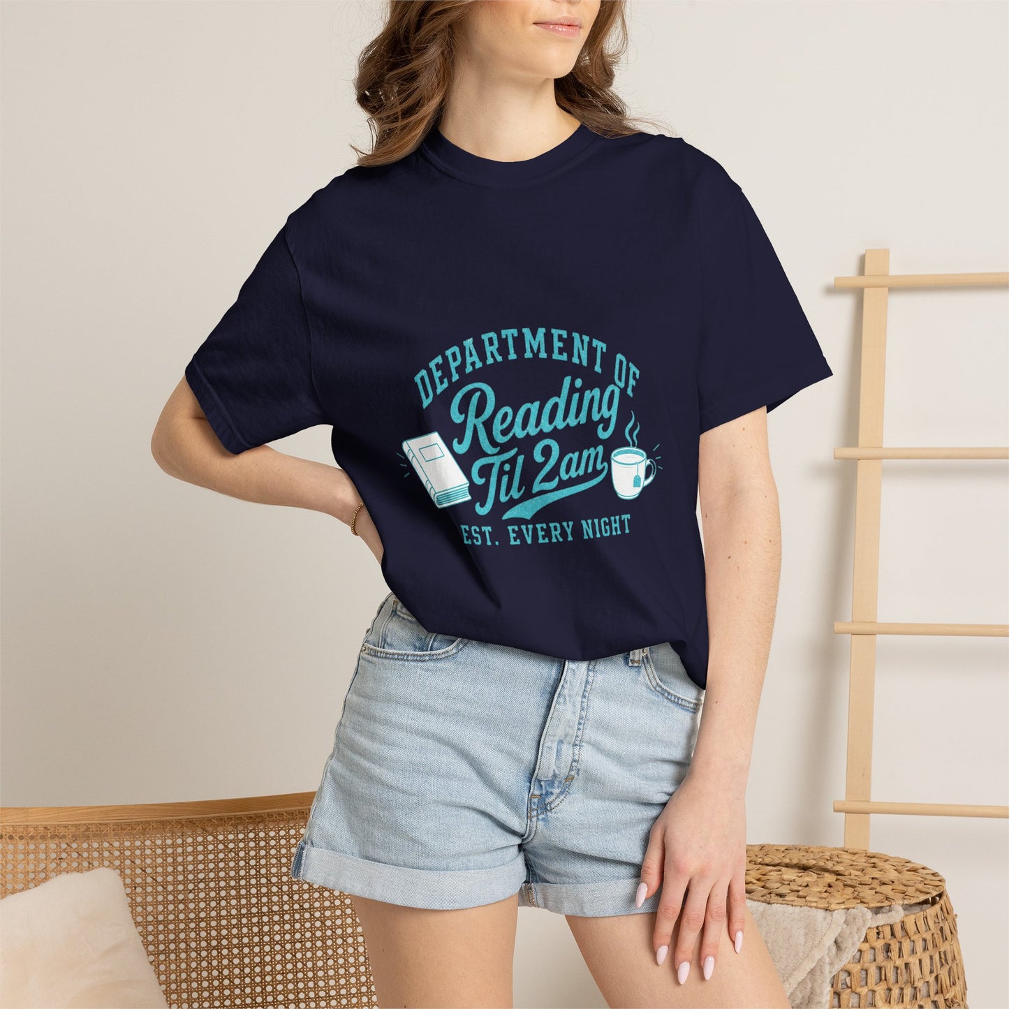 "Department of Reading 'Til 2AM: T-Shirt — Graphic Reading Tee