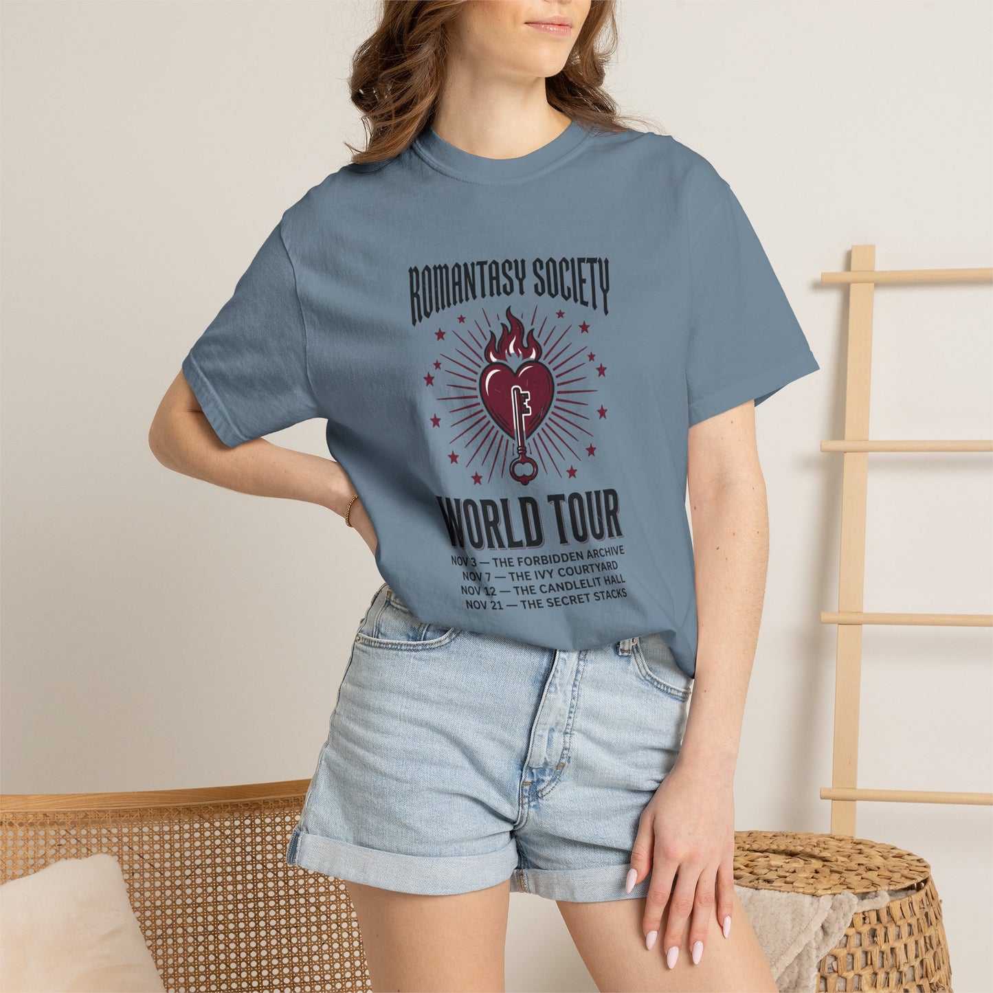 "Romantasy Society World Tour" Graphic T-Shirt
