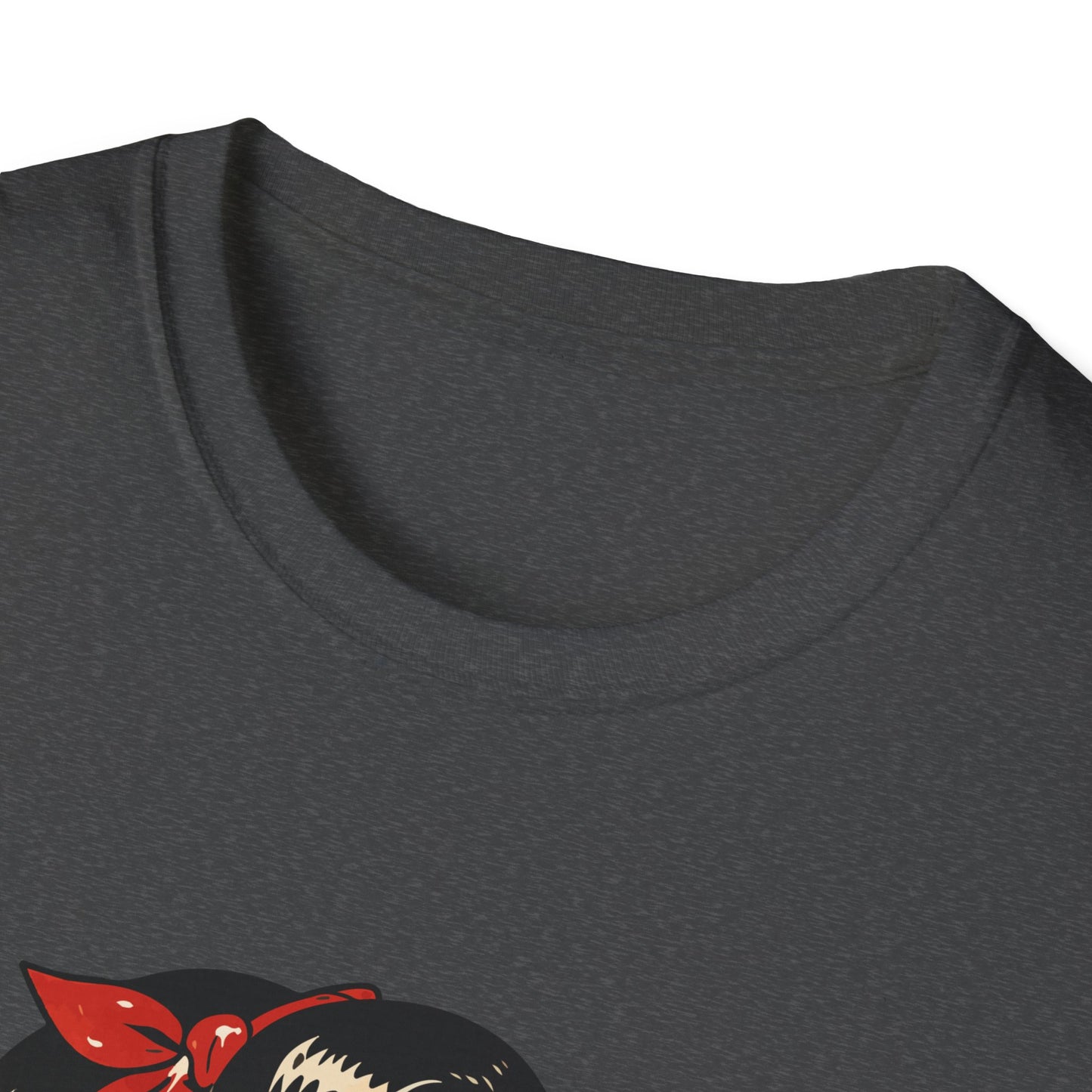 Lightweight Fabric - Vintage Pin-up Reading Tee — "Smutty Content" Graphic T-Shirt