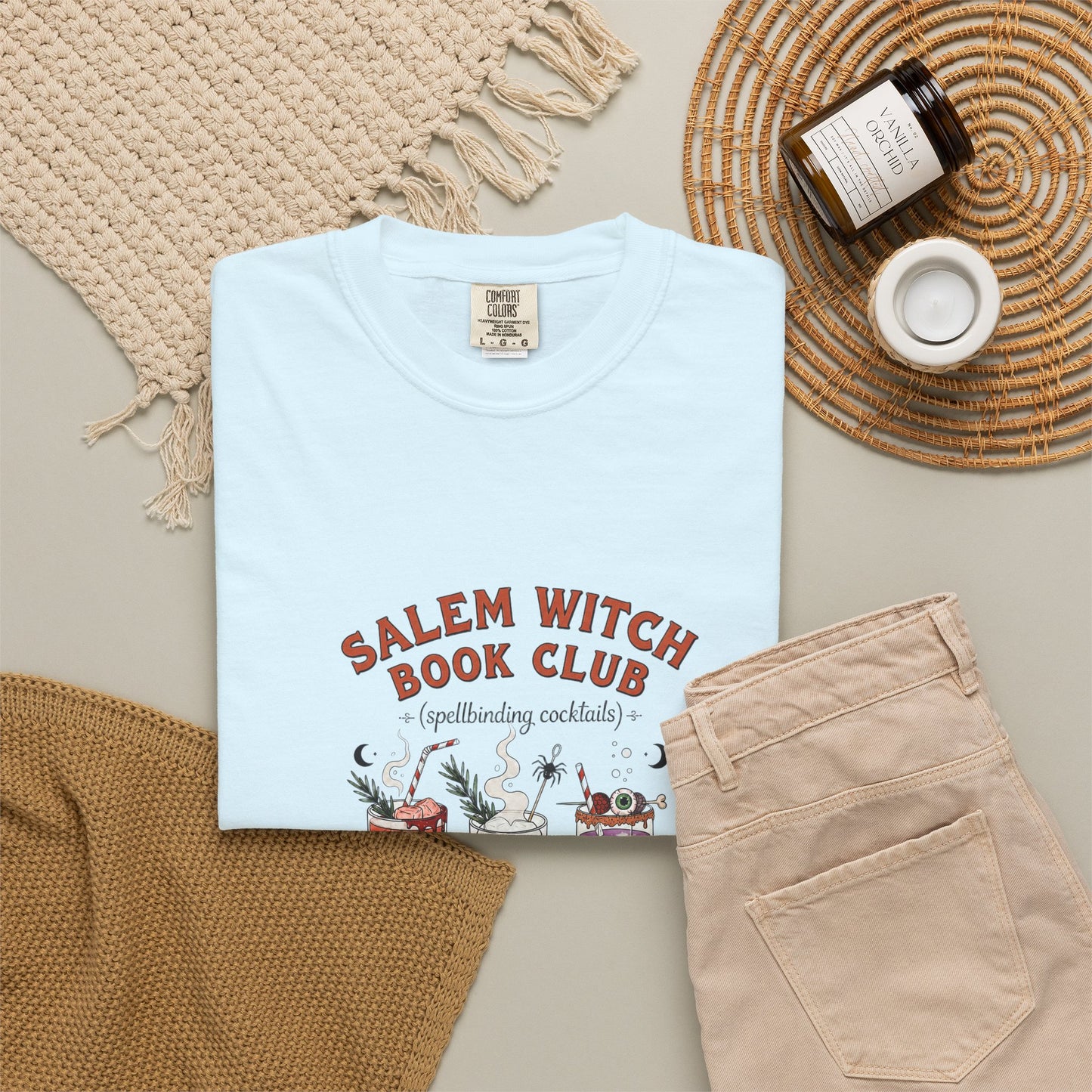 "Salem Witch Book Club" T-Shirt — Whimsical Witchy Reading Tee