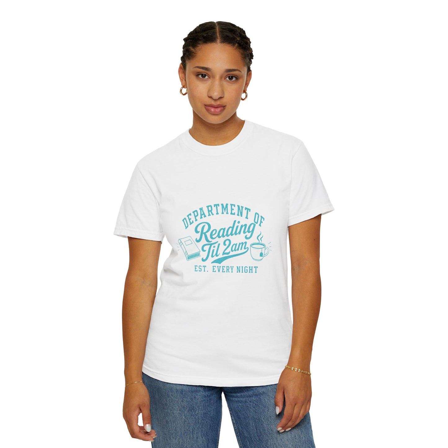 "Department of Reading 'Til 2AM: T-Shirt — Graphic Reading Tee
