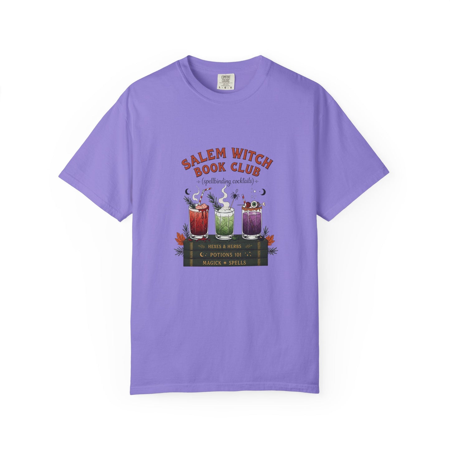 "Salem Witch Book Club" T-Shirt — Whimsical Witchy Reading Tee