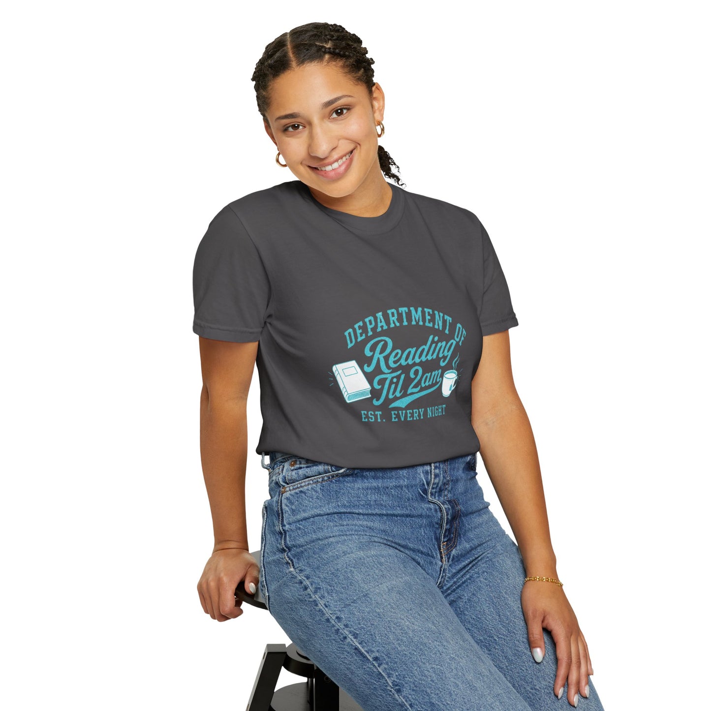 "Department of Reading 'Til 2AM: T-Shirt — Graphic Reading Tee