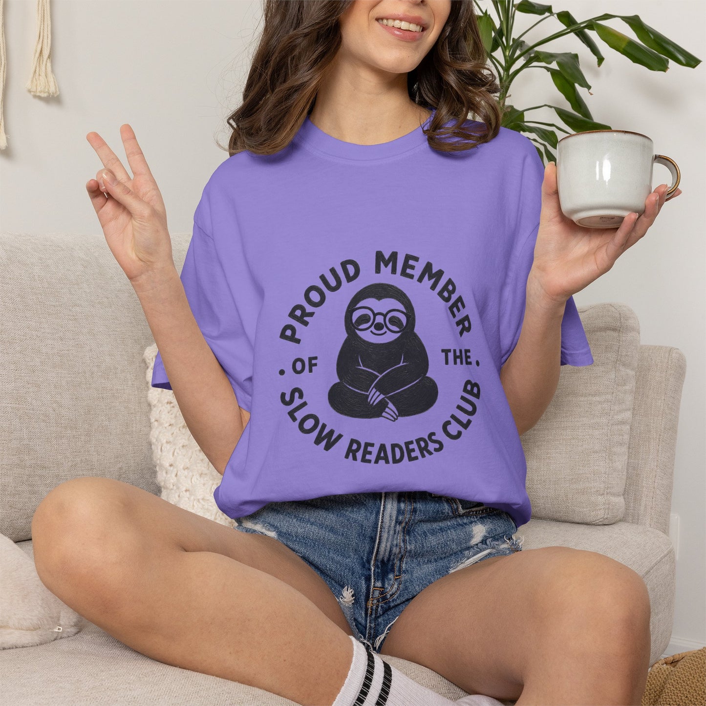 "Proud Member of the Slow Readers Club" Graphic Tee