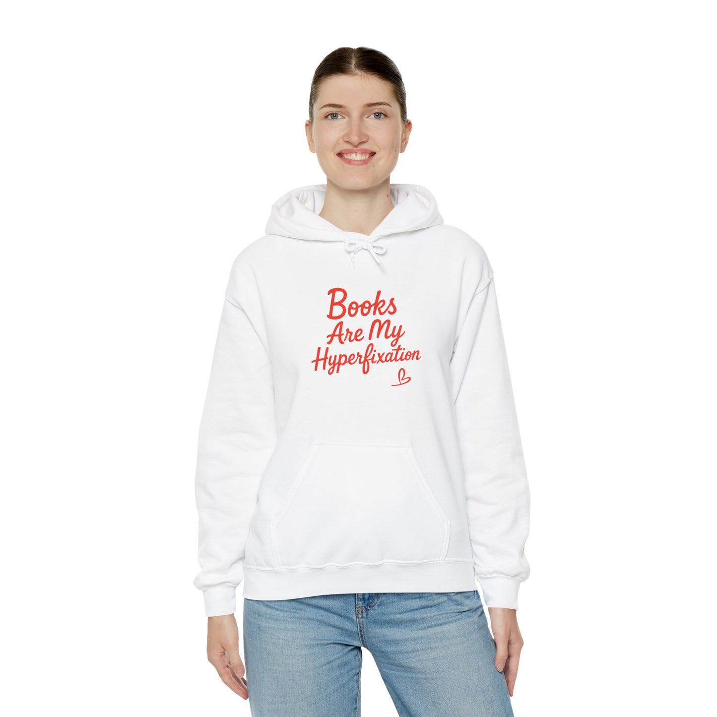 "Books Are My Hyperfixation" Neurospicy Bookish Hoodie