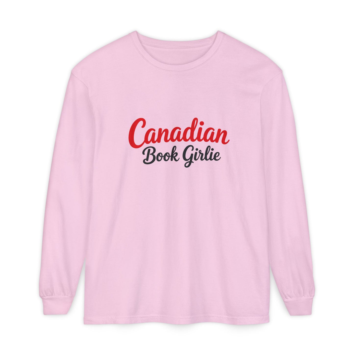 "Canadian Book Girlie" Long Sleeve Tee