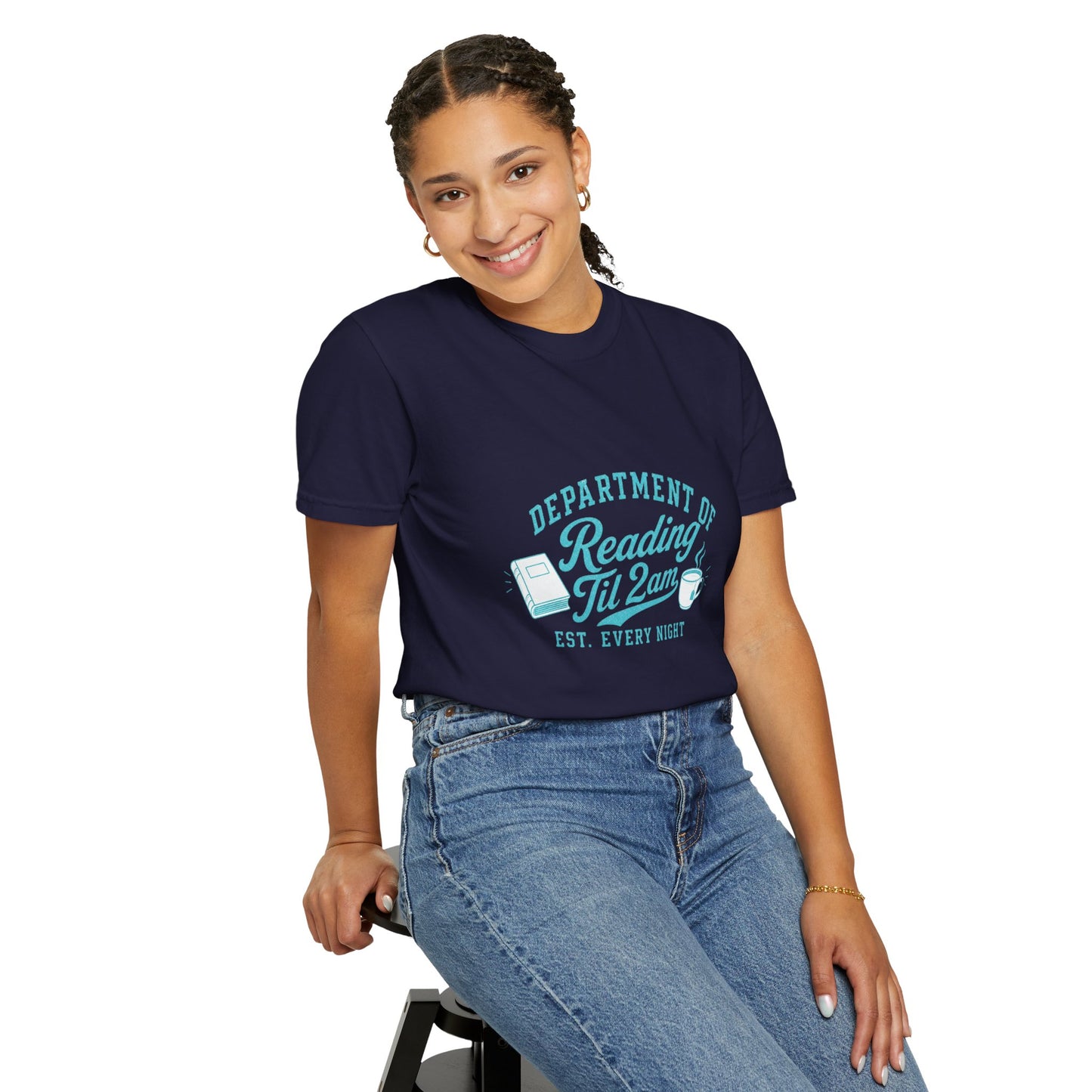 "Department of Reading 'Til 2AM: T-Shirt — Graphic Reading Tee