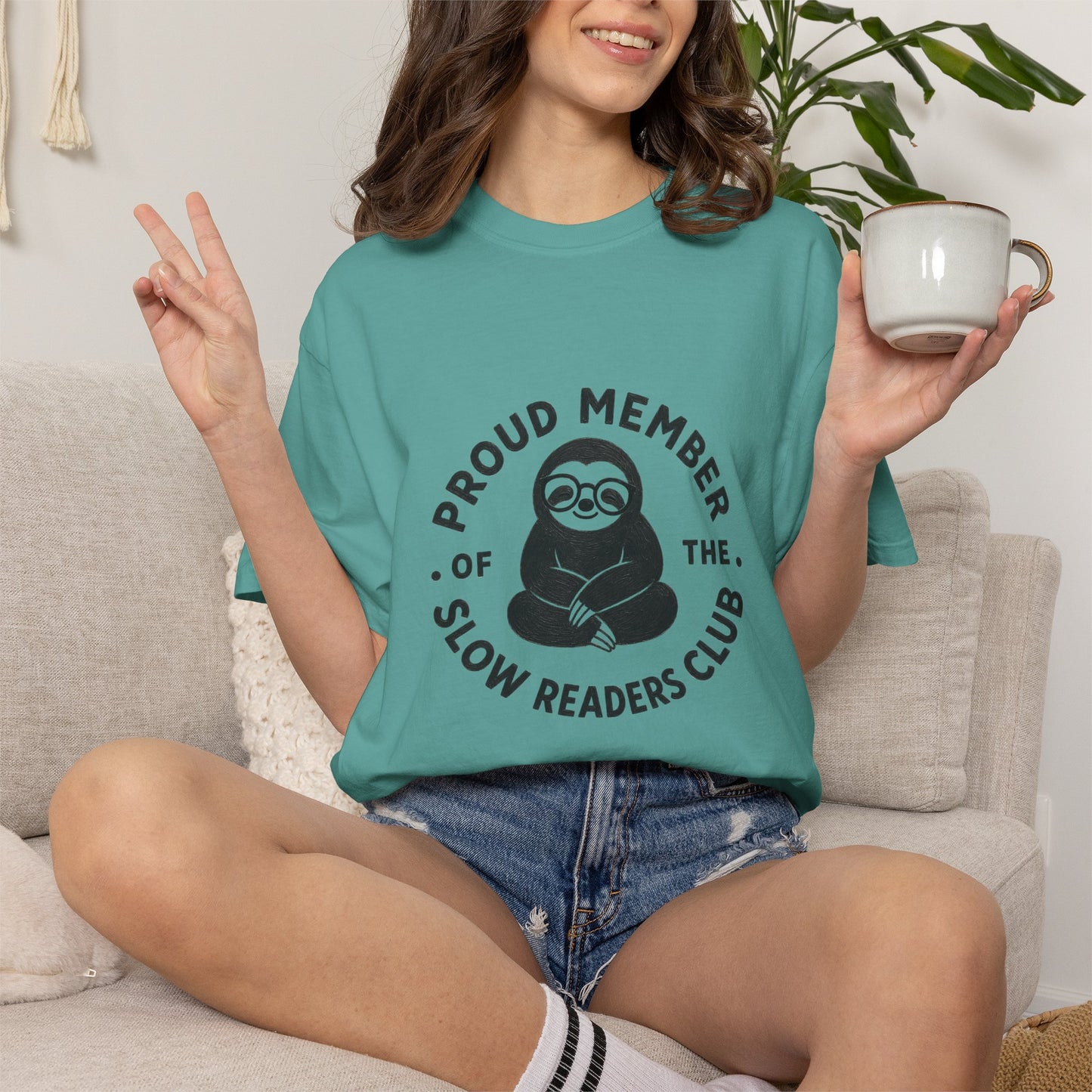 "Proud Member of the Slow Readers Club" Graphic Tee