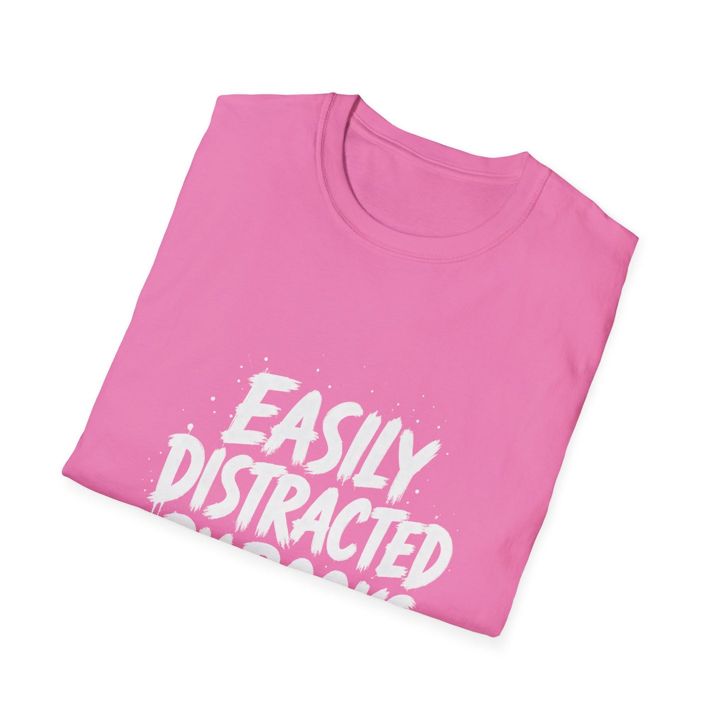 Lightweight Fabric - "Easily Distracted by Books" T‑Shirt