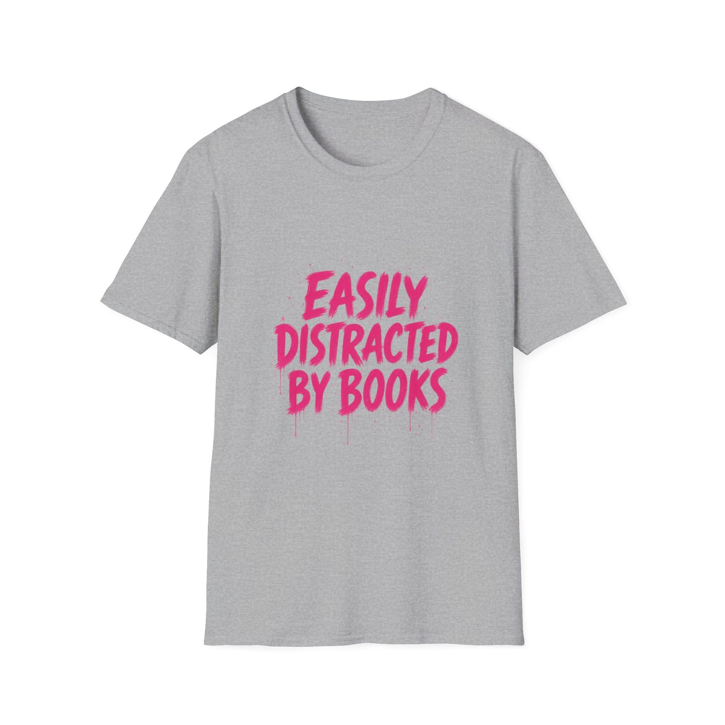 Lightweight Fabric - "Easily Distracted by Books" T‑Shirt