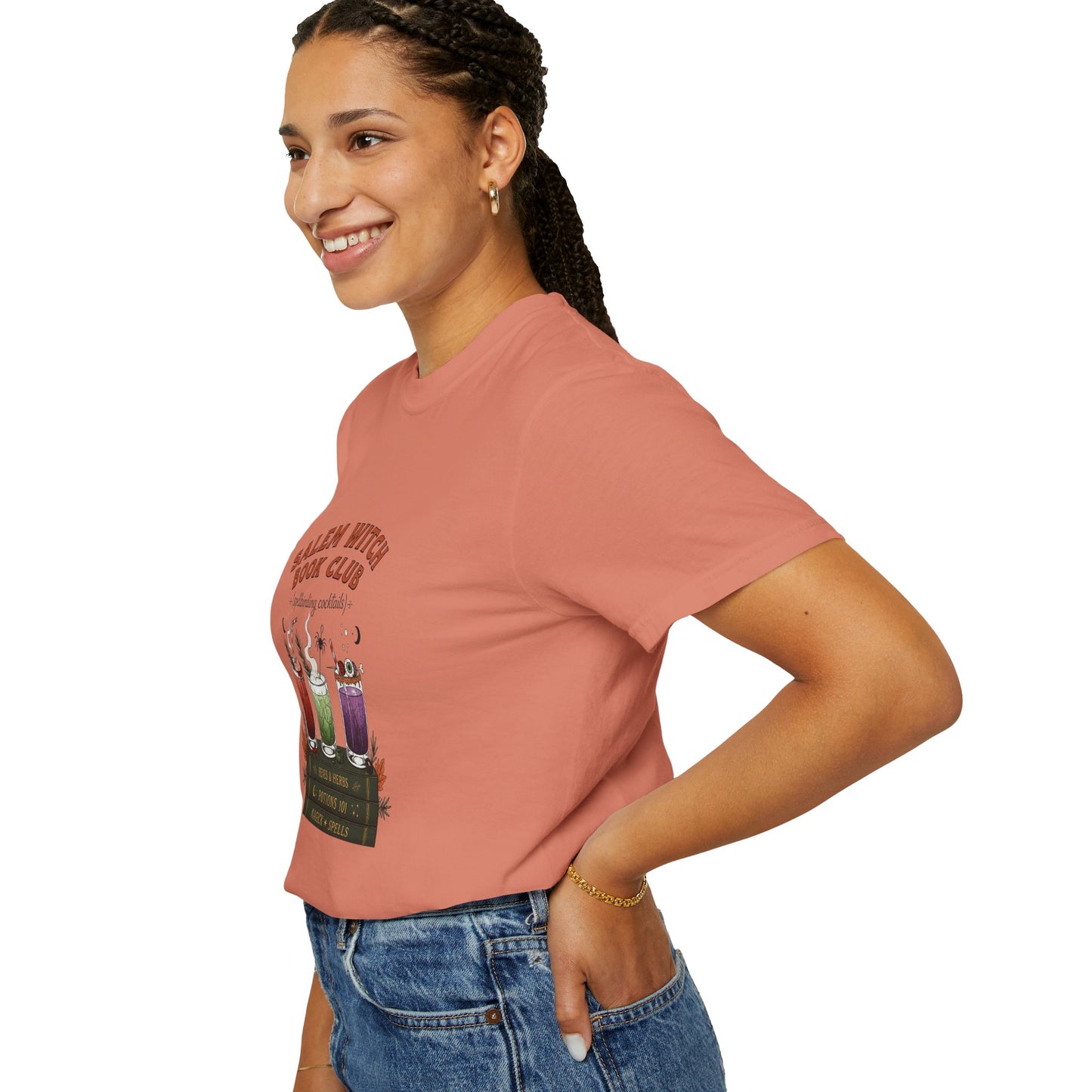 "Salem Witch Book Club" T-Shirt — Whimsical Witchy Reading Tee