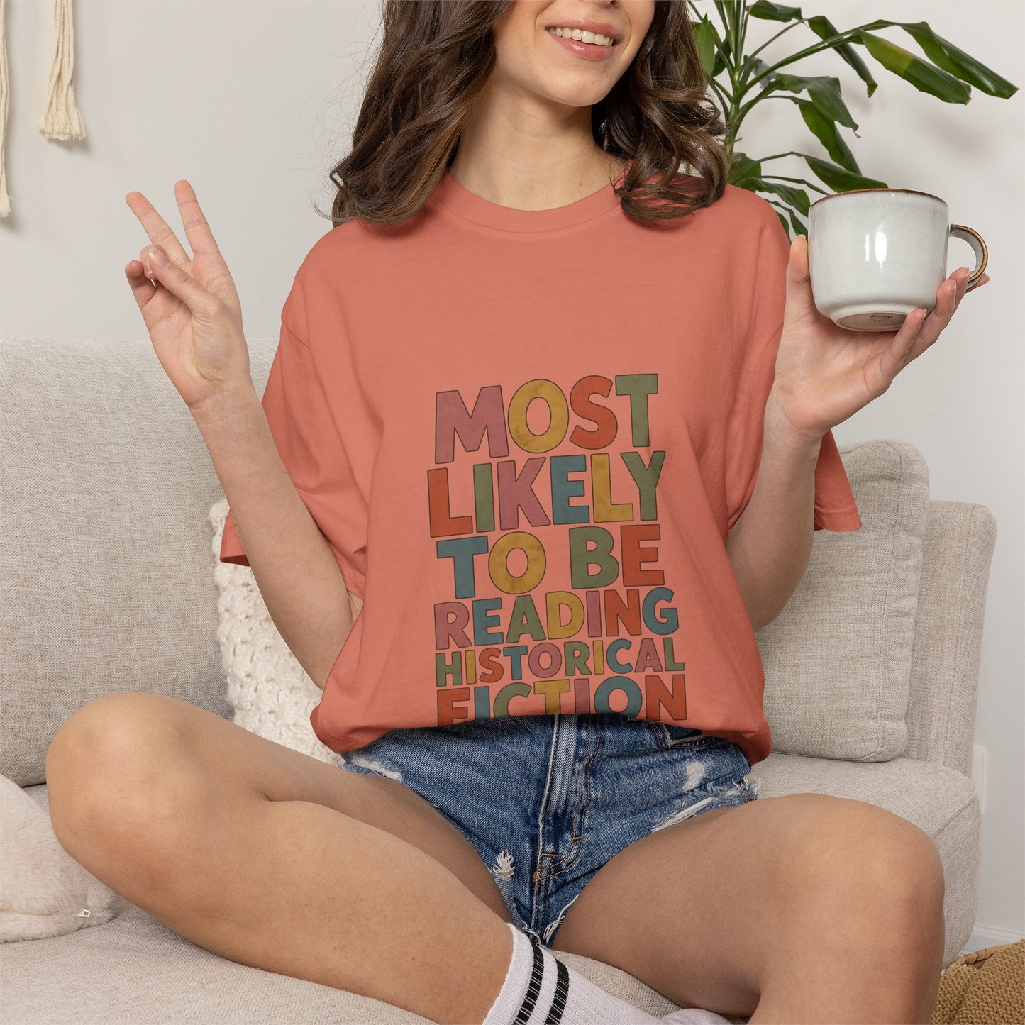 Historical Fiction Reader T-Shirt — "Most Likely to Be Reading Historical Fiction"