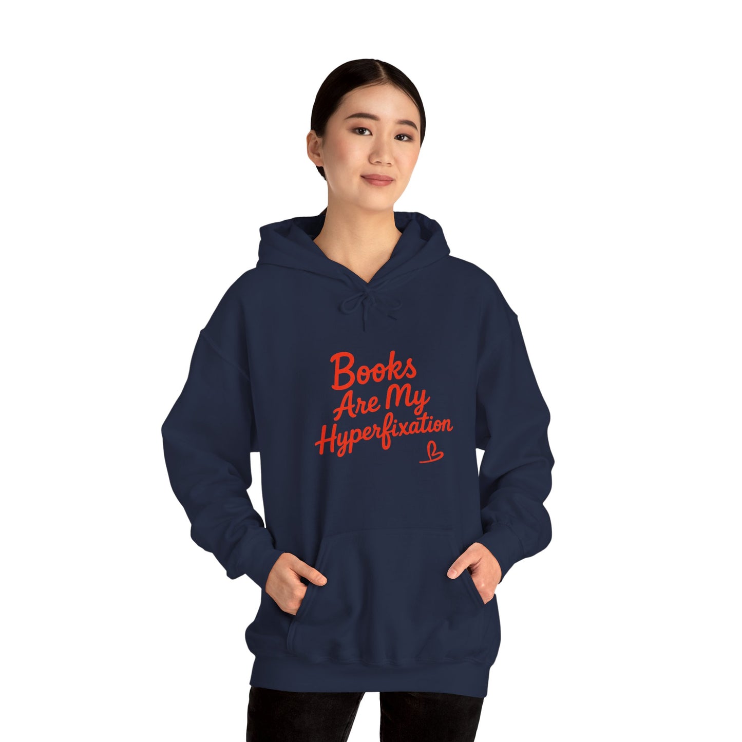 "Books Are My Hyperfixation" Neurospicy Bookish Hoodie