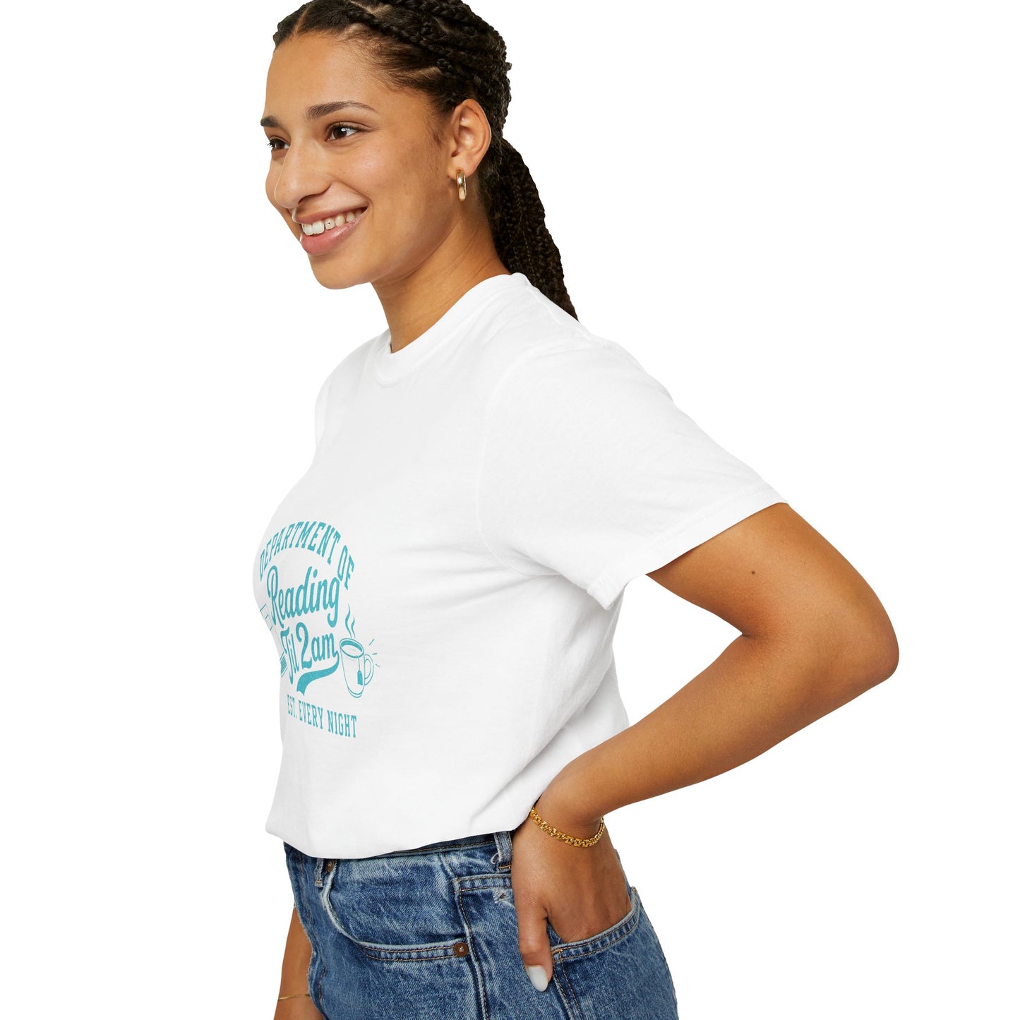 "Department of Reading 'Til 2AM: T-Shirt — Graphic Reading Tee
