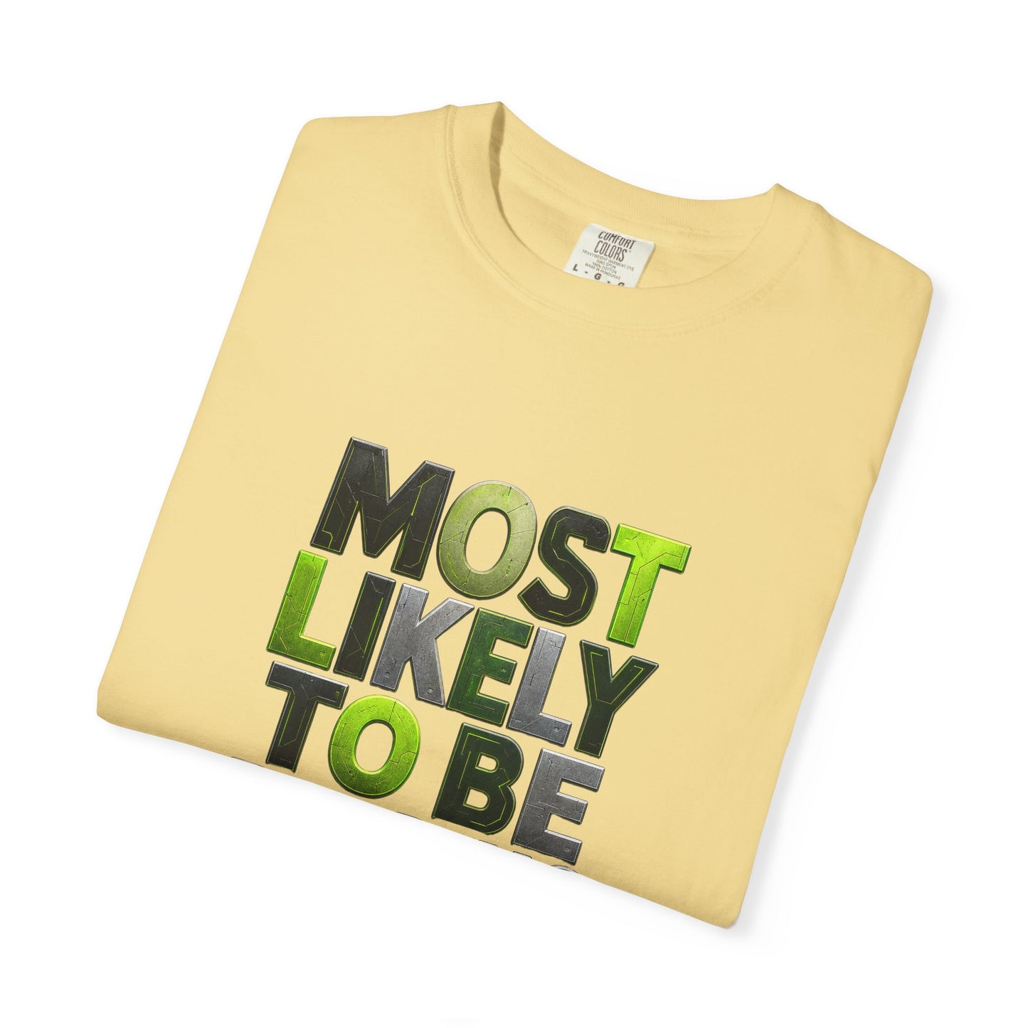 "Most Likely To Be Reading Sci‑Fi" T-Shirt for Science Fiction Book Lovers