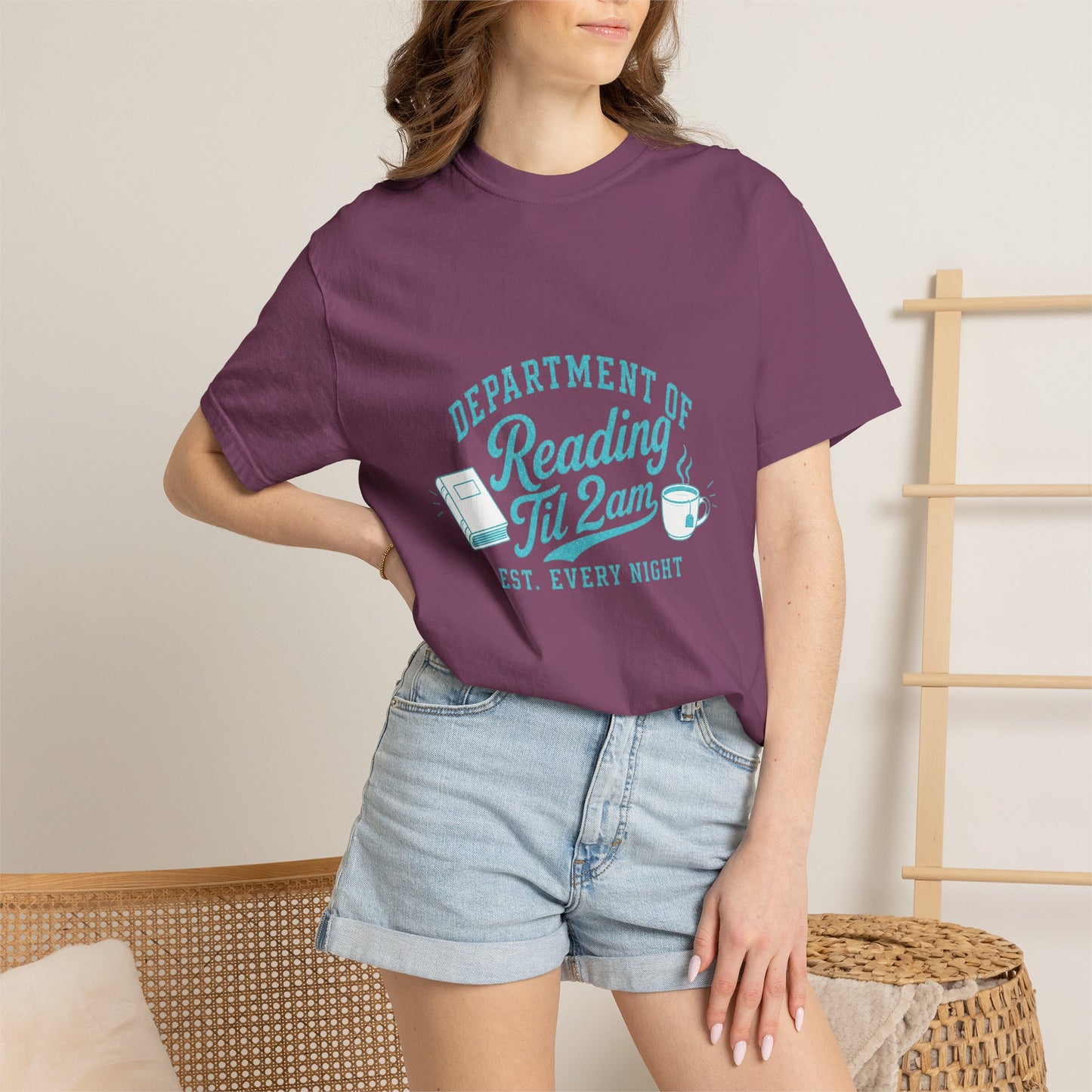 "Department of Reading 'Til 2AM: T-Shirt — Graphic Reading Tee