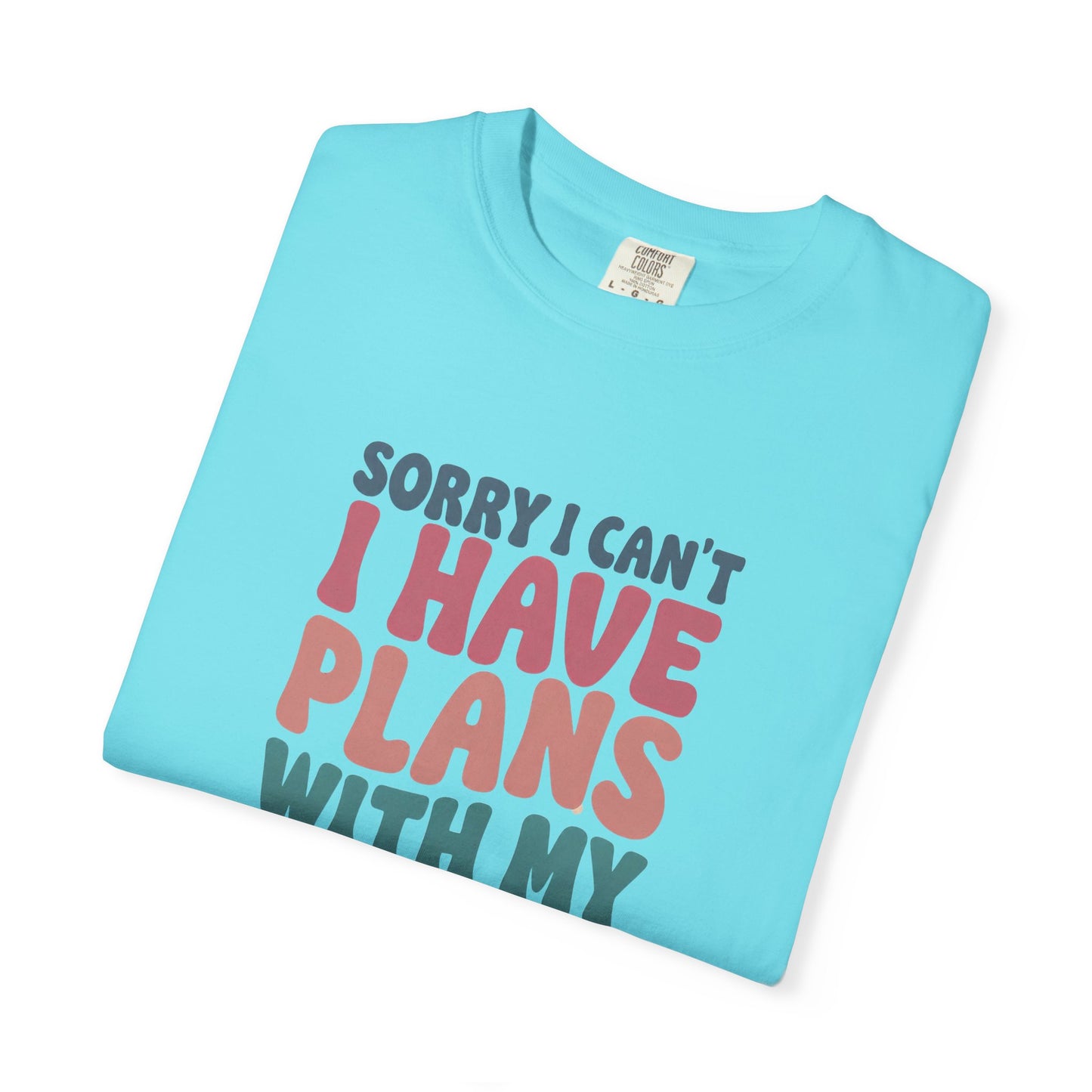 Book Lover T-Shirt — "Sorry I Can't, I Have Plans With My Books" Graphic Tee