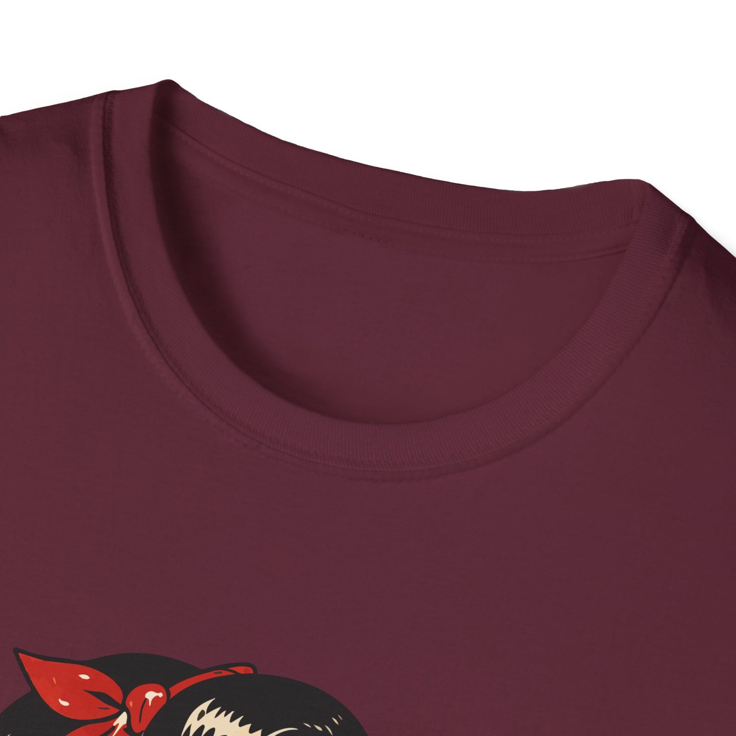 Lightweight Fabric - Vintage Pin-up Reading Tee — "Smutty Content" Graphic T-Shirt