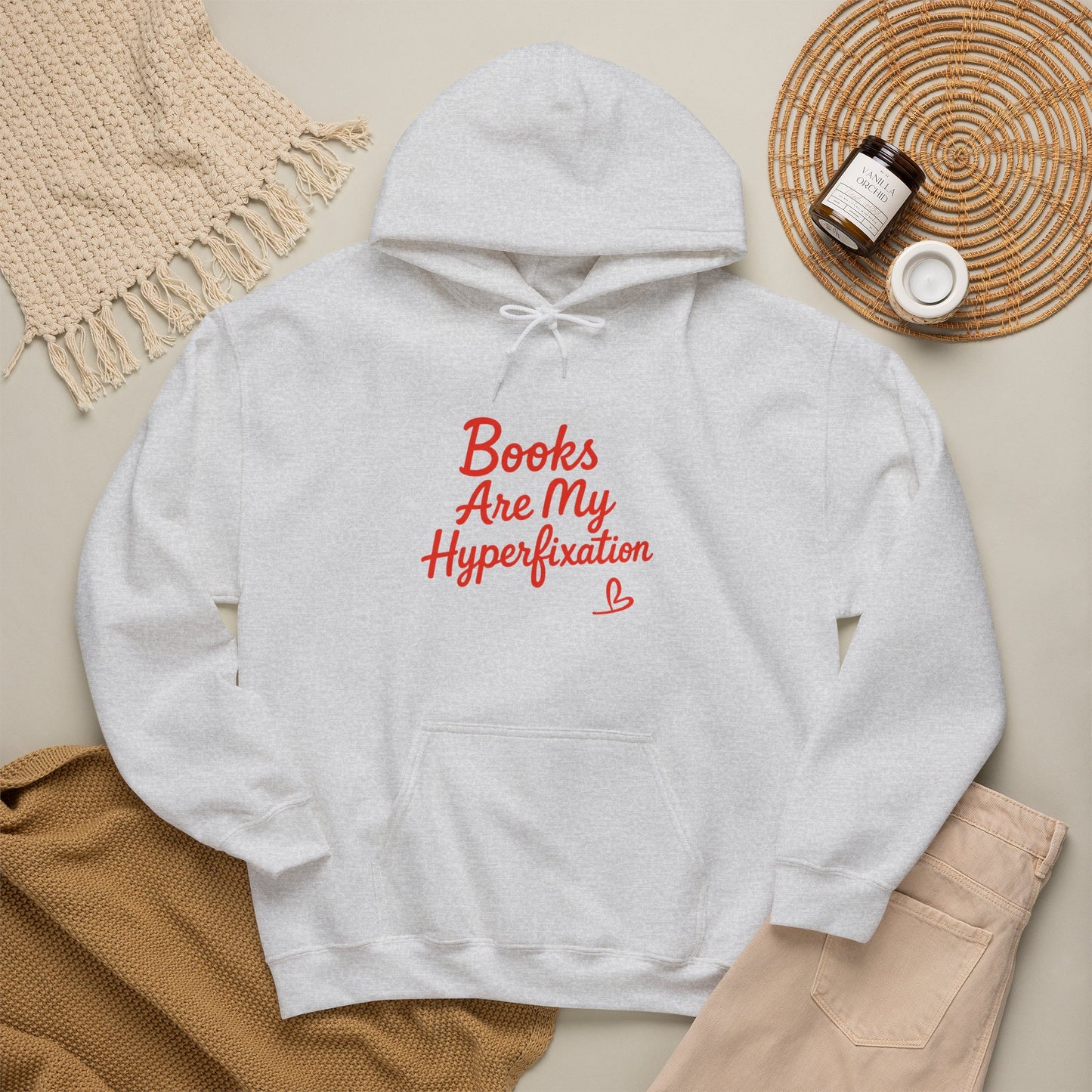 "Books Are My Hyperfixation" Neurospicy Bookish Hoodie