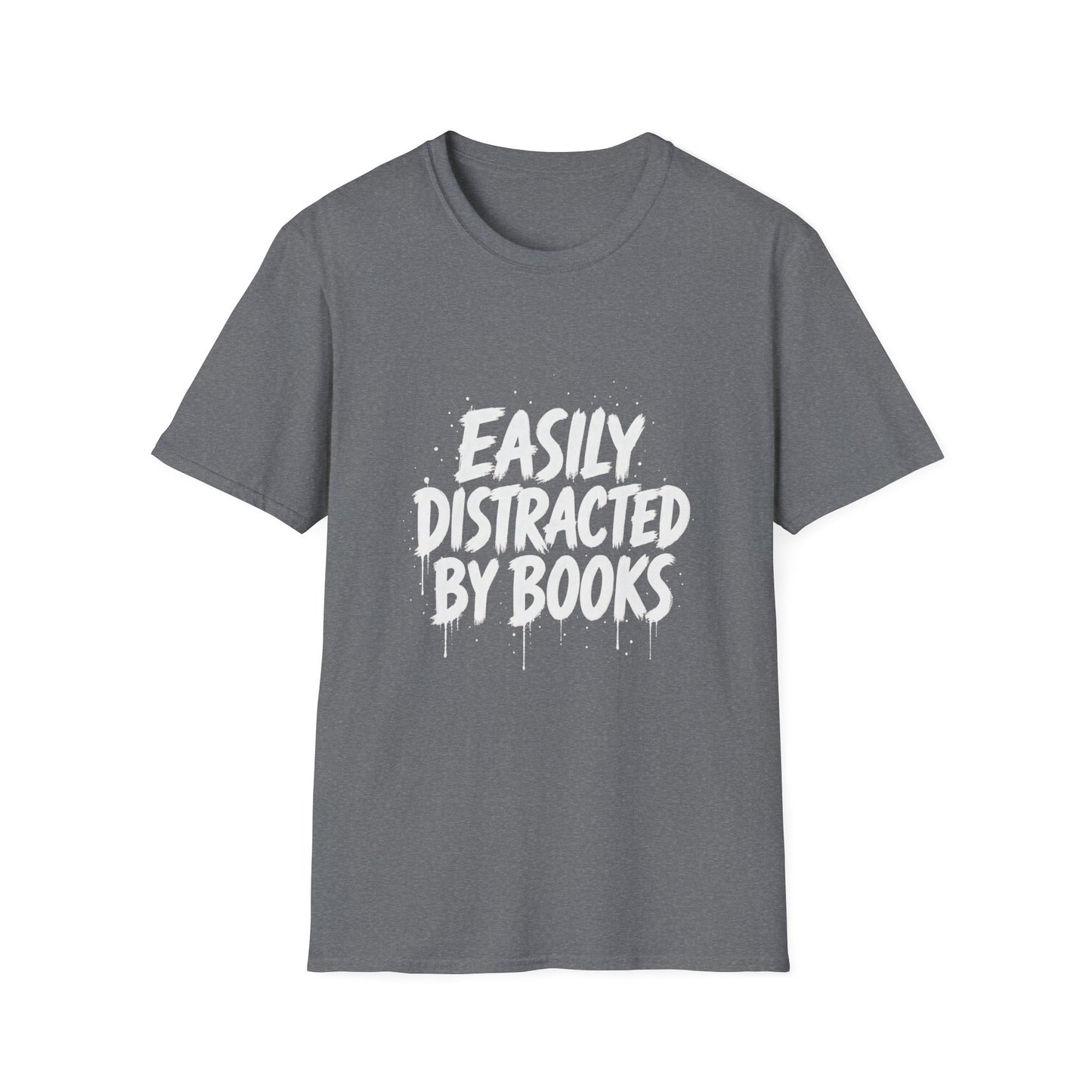 Lightweight Fabric - "Easily Distracted by Books" T‑Shirt