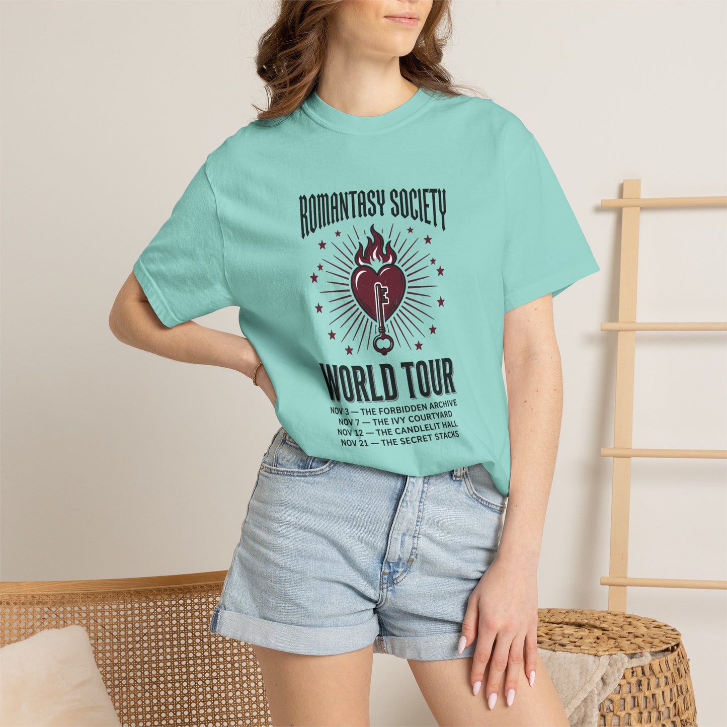 "Romantasy Society World Tour" Graphic T-Shirt