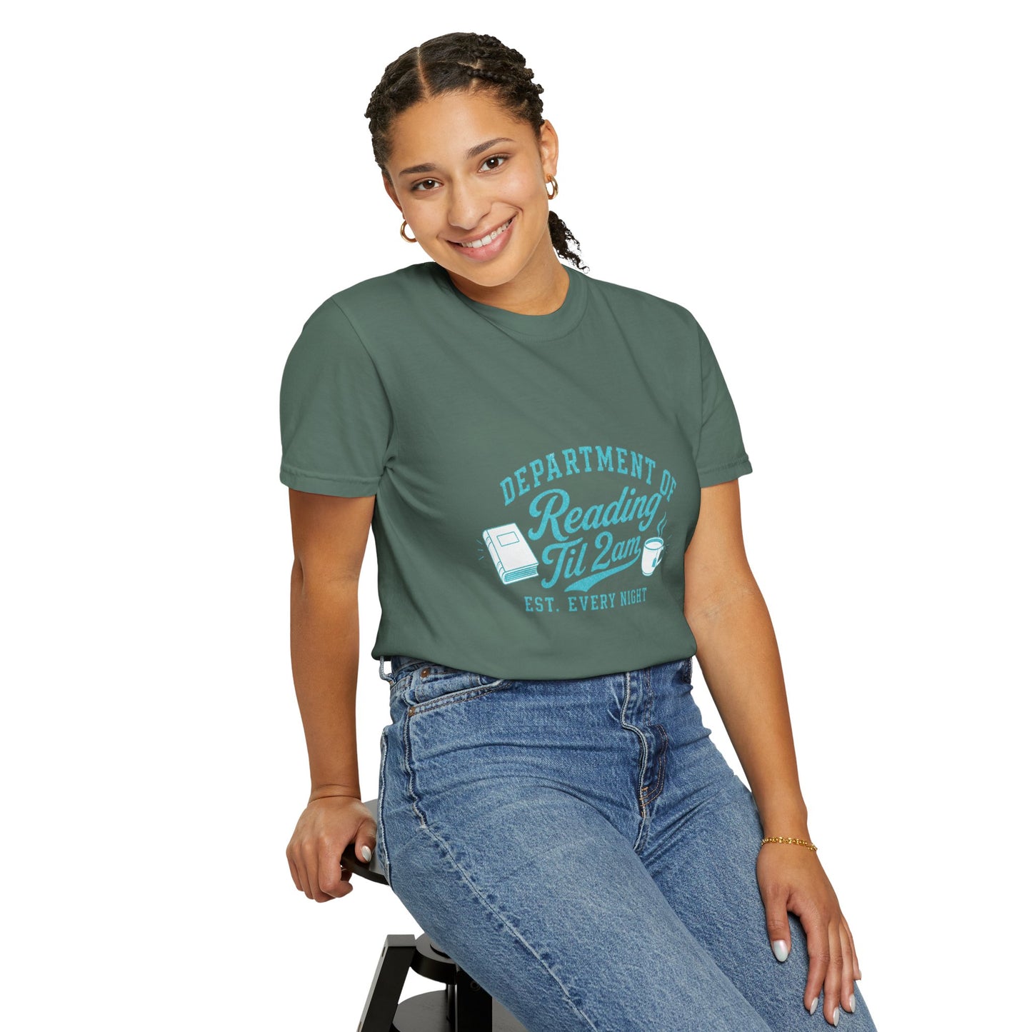 "Department of Reading 'Til 2AM: T-Shirt — Graphic Reading Tee
