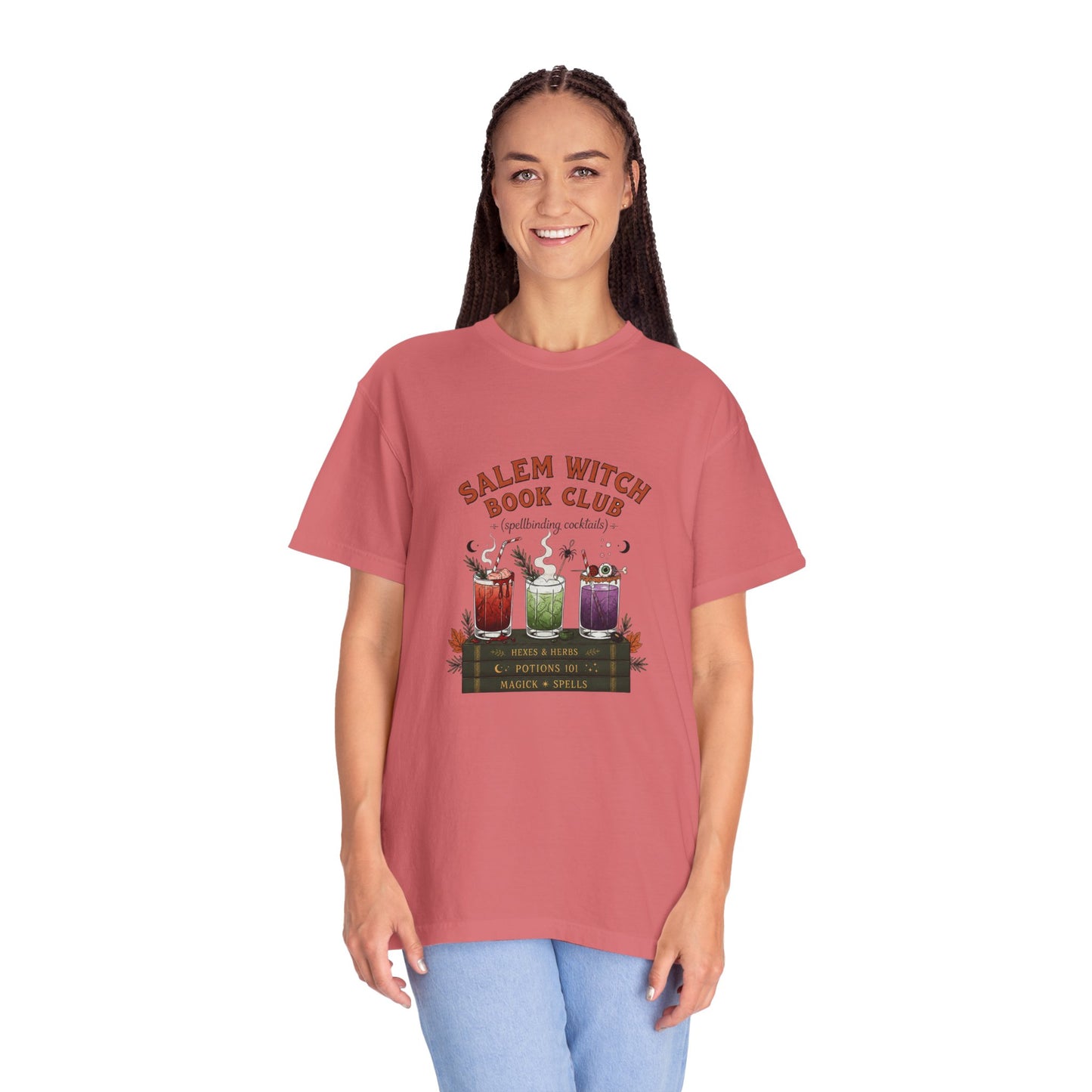 "Salem Witch Book Club" T-Shirt — Whimsical Witchy Reading Tee