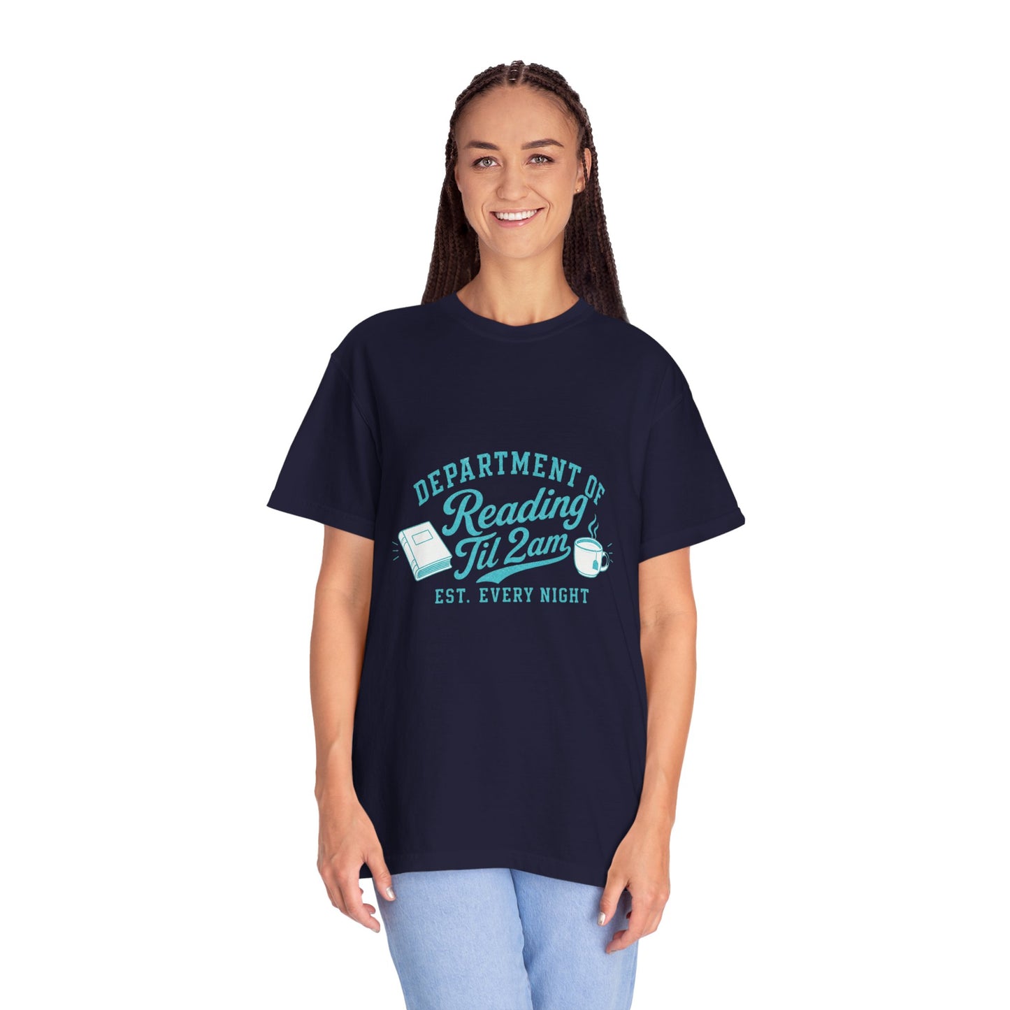 "Department of Reading 'Til 2AM: T-Shirt — Graphic Reading Tee